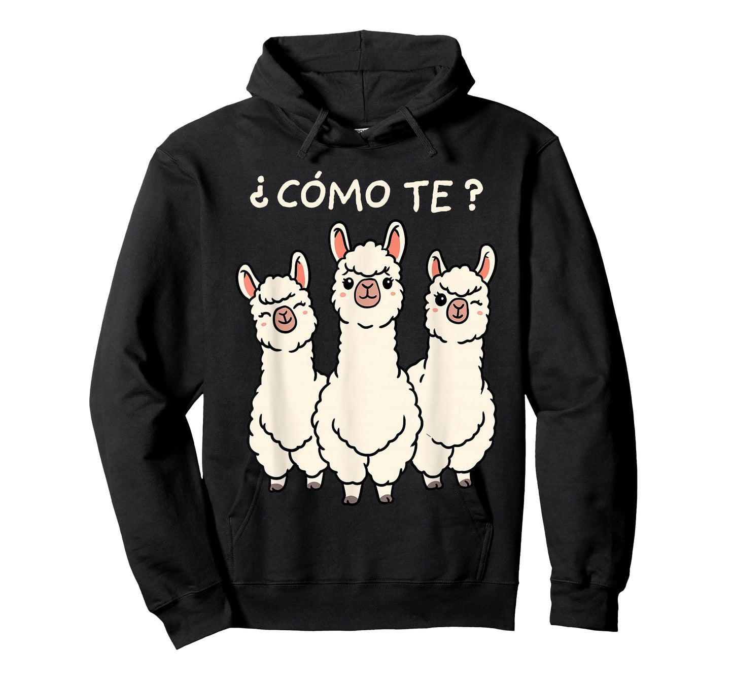 Como Te Llamas Shirt Funny Llama Spanish Teacher Joke T-Shirt