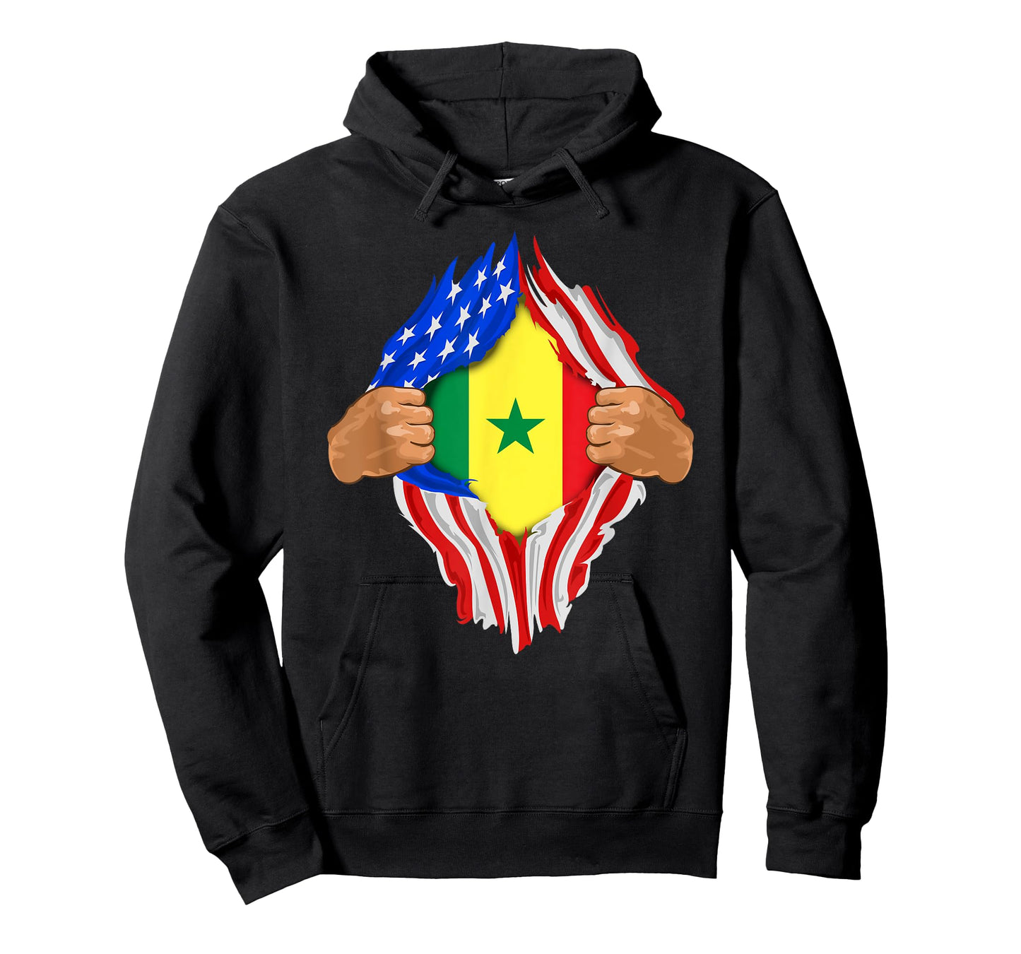 Senegalese Blood Inside Me | Senegal Flag Gift T-Shirt