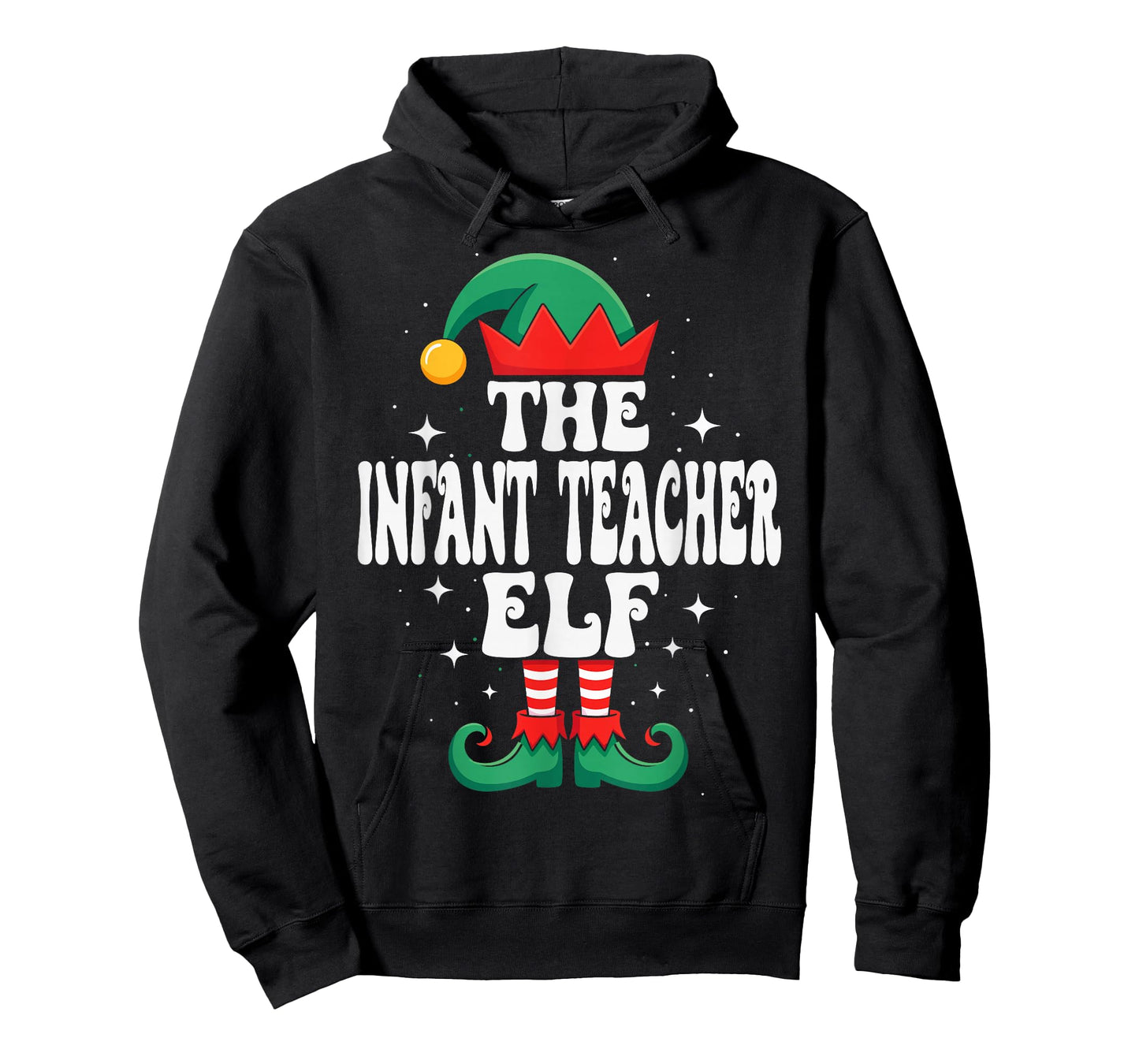 The Infant Teacher Elf Funny Christmas Matching Family T-Shirt