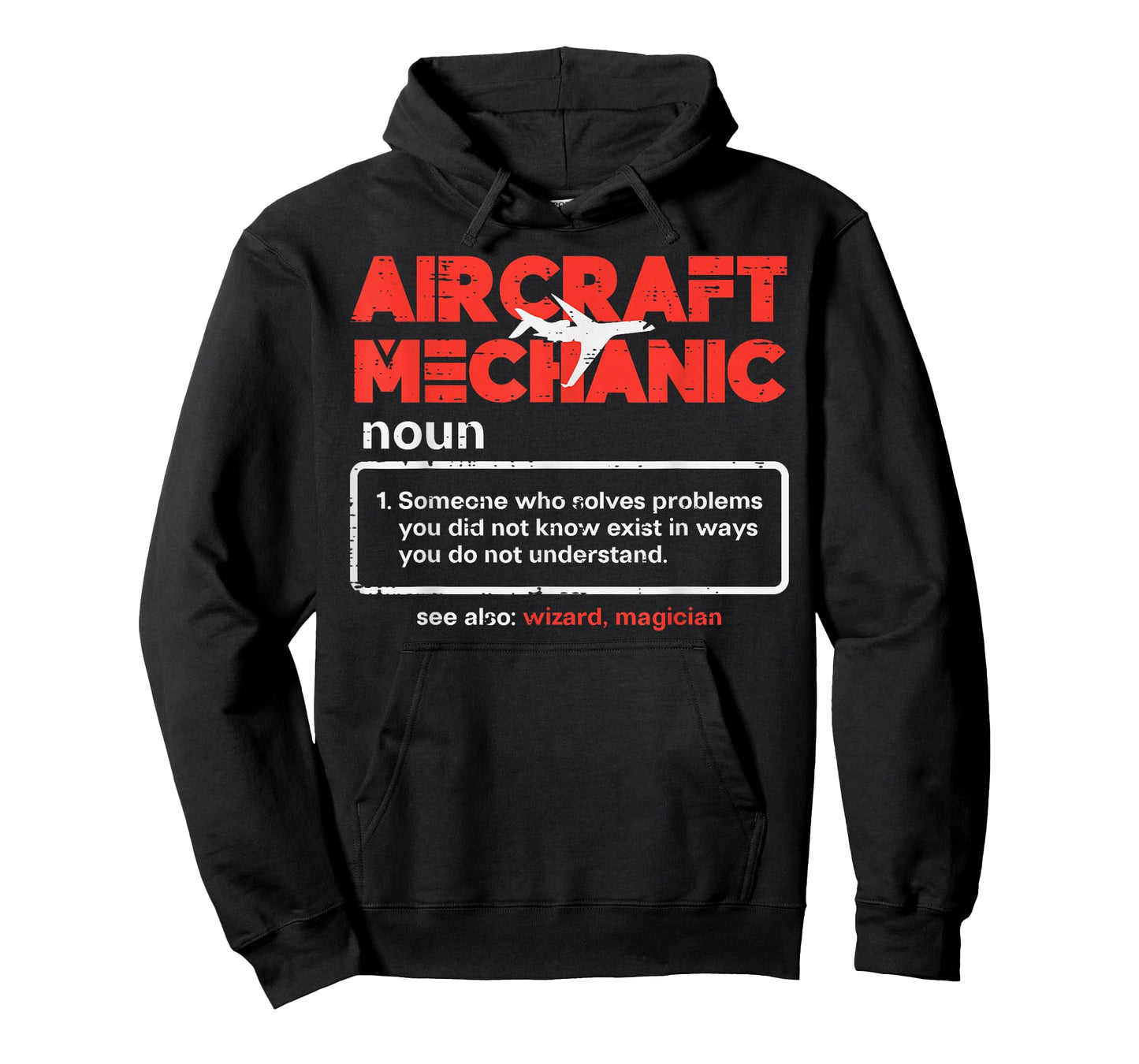 Aircraft Mechanic Definition Airplane Technician Men Women T-Shirt