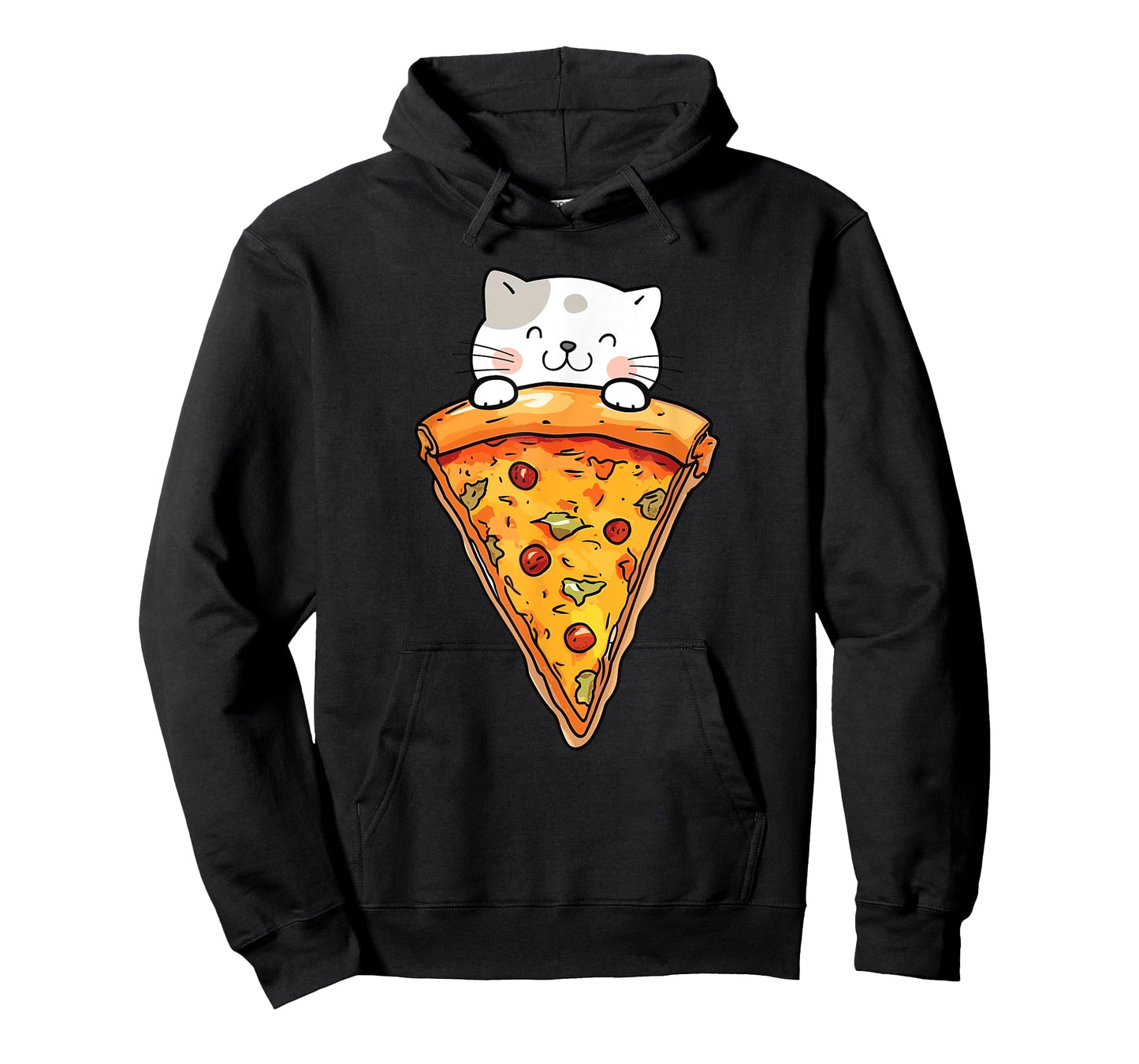Cute Cat With Pizza Slice - Food Lover Pizza Baker T-Shirt