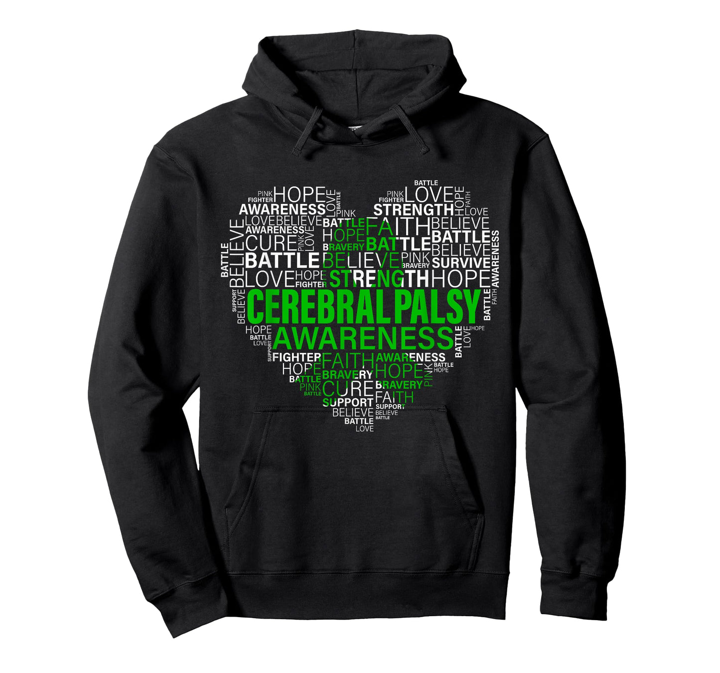 Cerebral Palsy Awareness Hope Support Strong Warrior T-Shirt