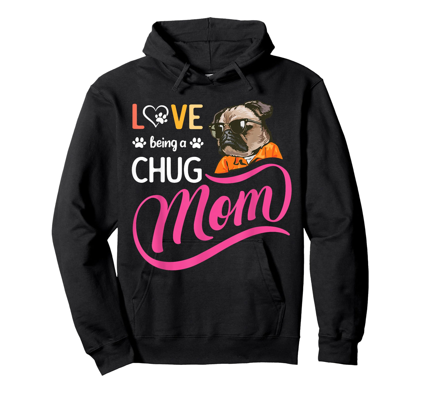 Cute Chug Mama, Dog Mom For Women, Girl And Her Dog Lover T-Shirt