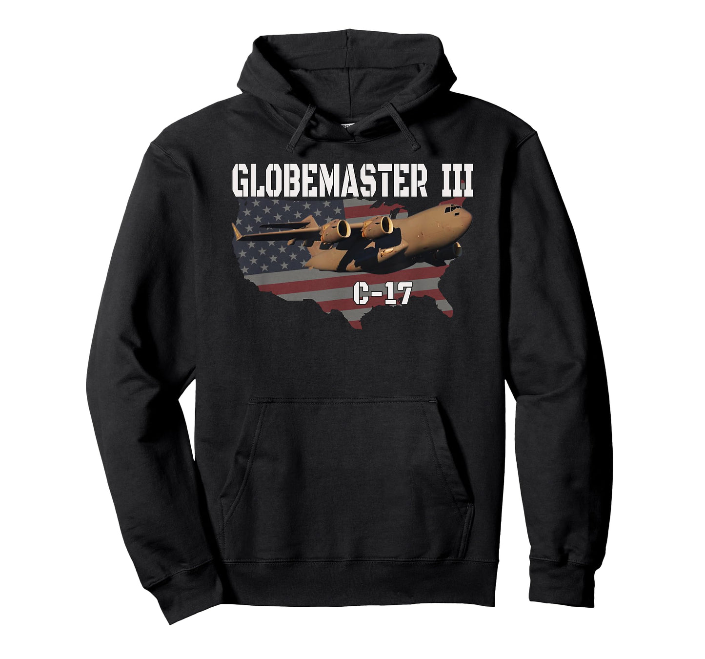 C-17 Military Transport Aircraft C17 Aviation Veteran Pilot T-Shirt
