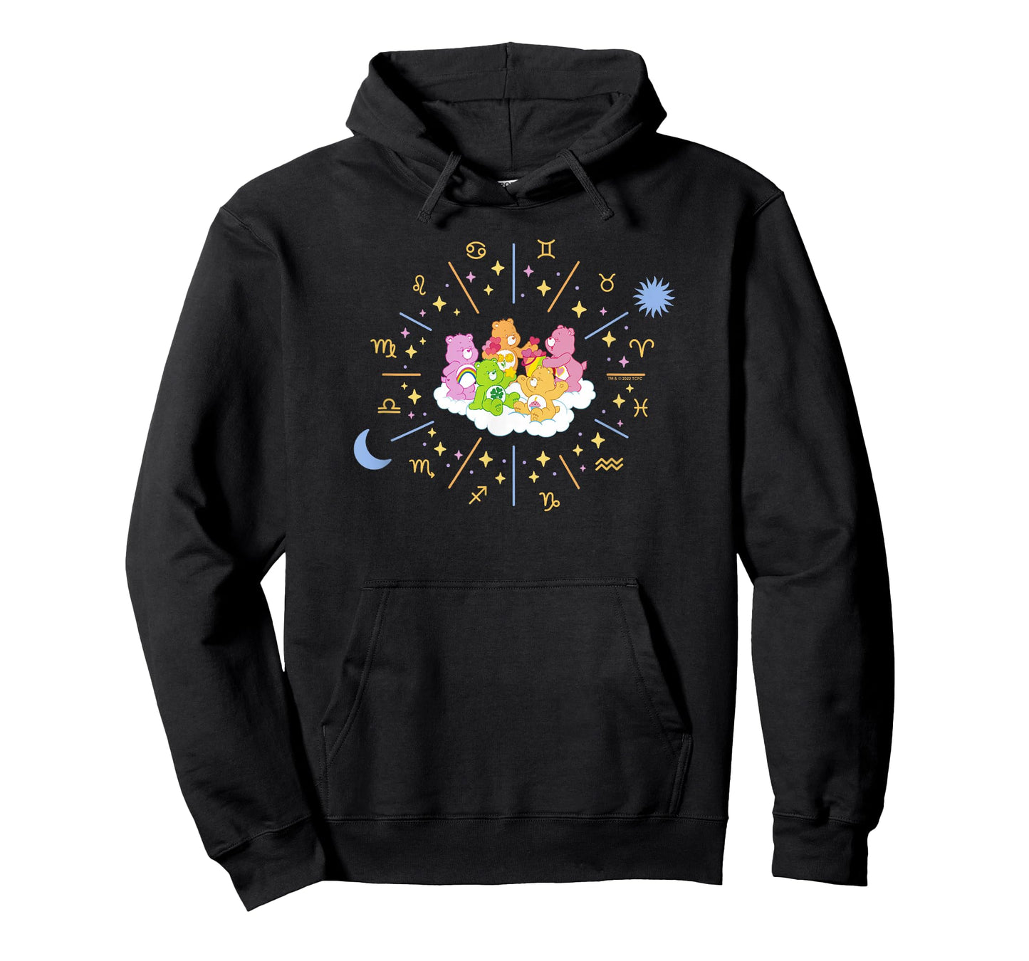 Care Bears Vintage Celestial Zodiac Rainbow Heart Group T-Shirt