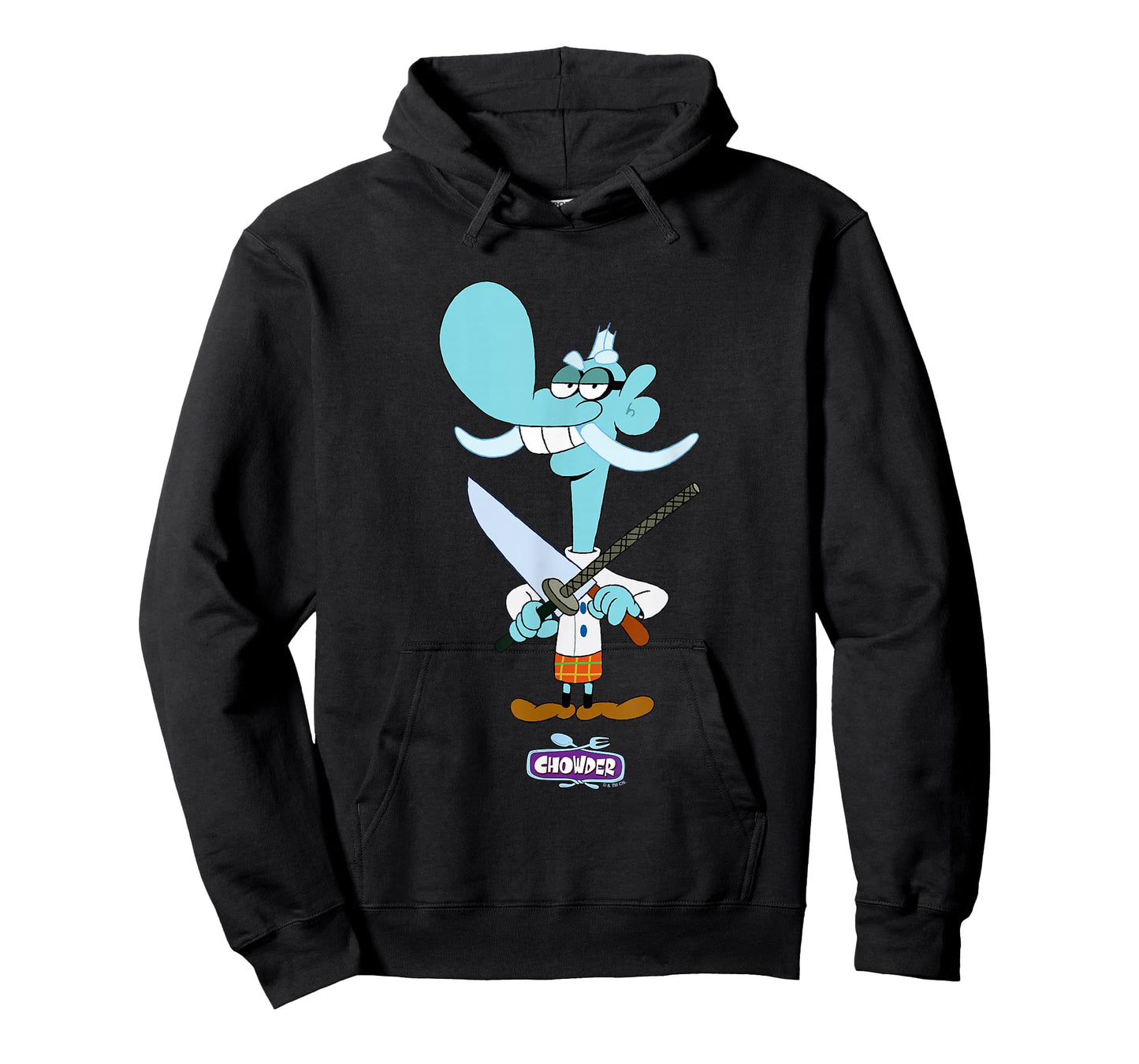 Chowder Mung Daal Sharpening A Knife Serious Face T-Shirt