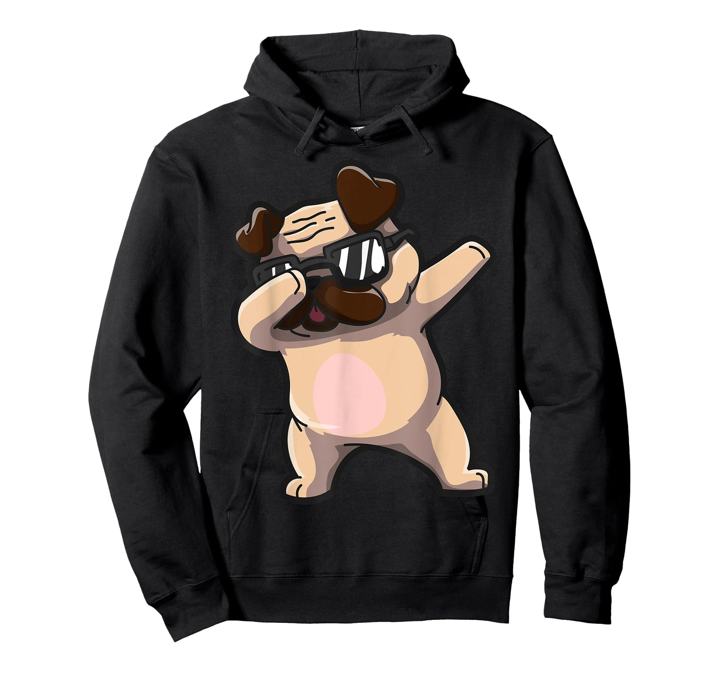 Dabbing Pug Lover Owner Funny Pet T-Shirt