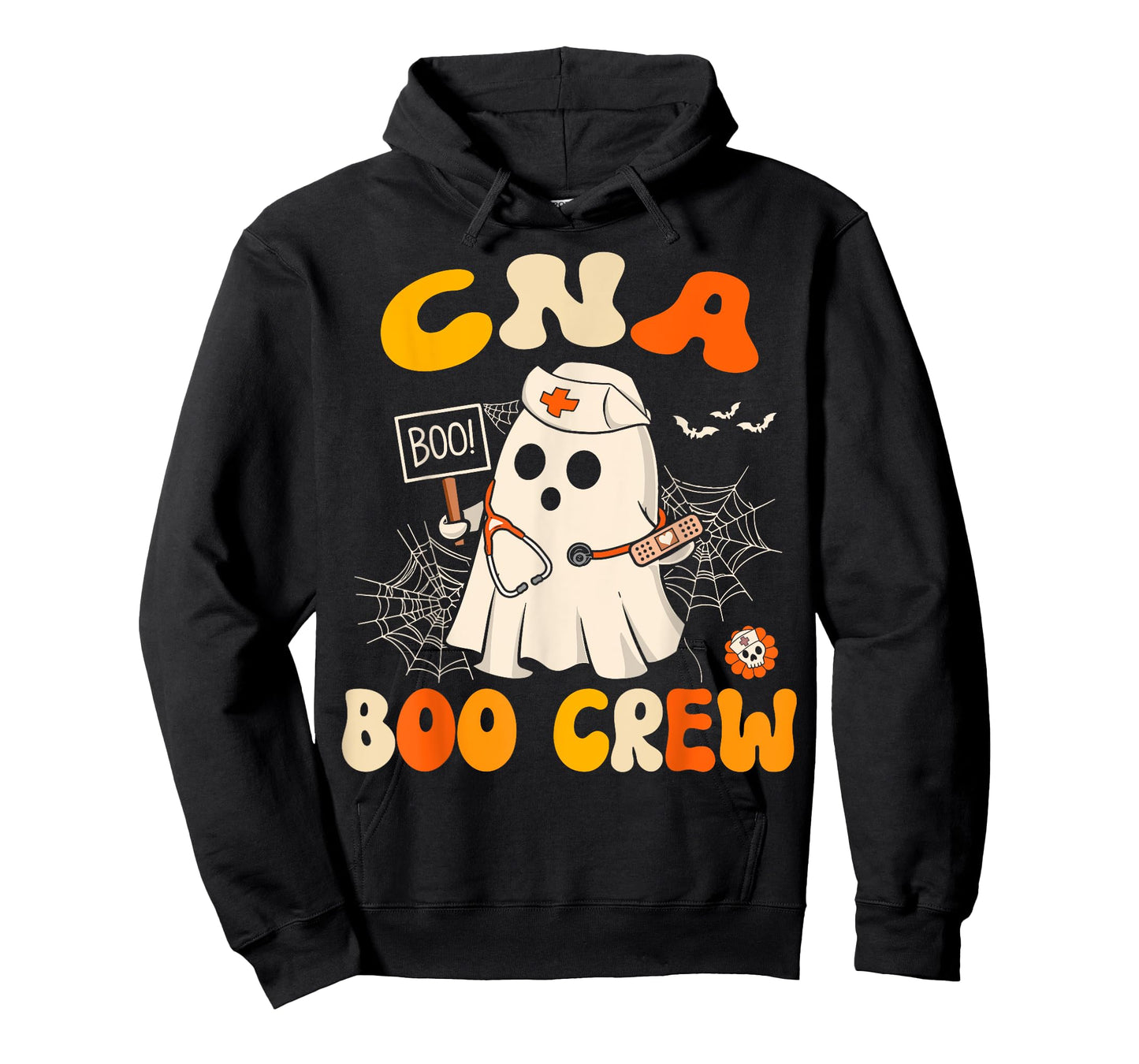 CNA Boo Crew Funny Nursing Assistant Halloween Costume Women T-Shirt
