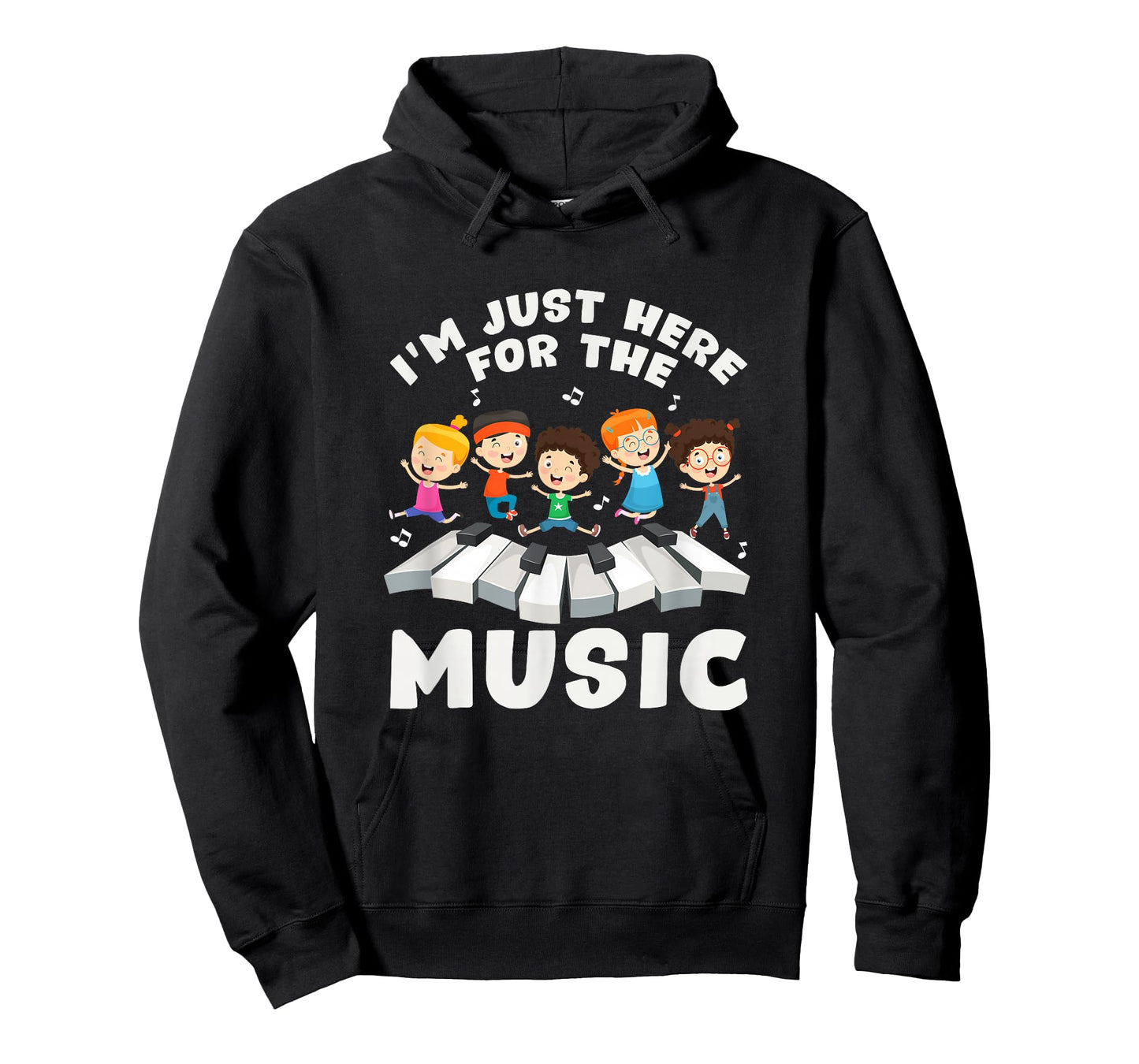 Back To School Teacher Im Just Here For The Music T-Shirt