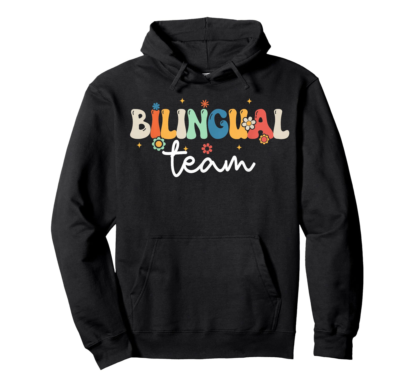 Groovy Bilingual Girls Boys Teacher Team Bilingual Squad T-Shirt