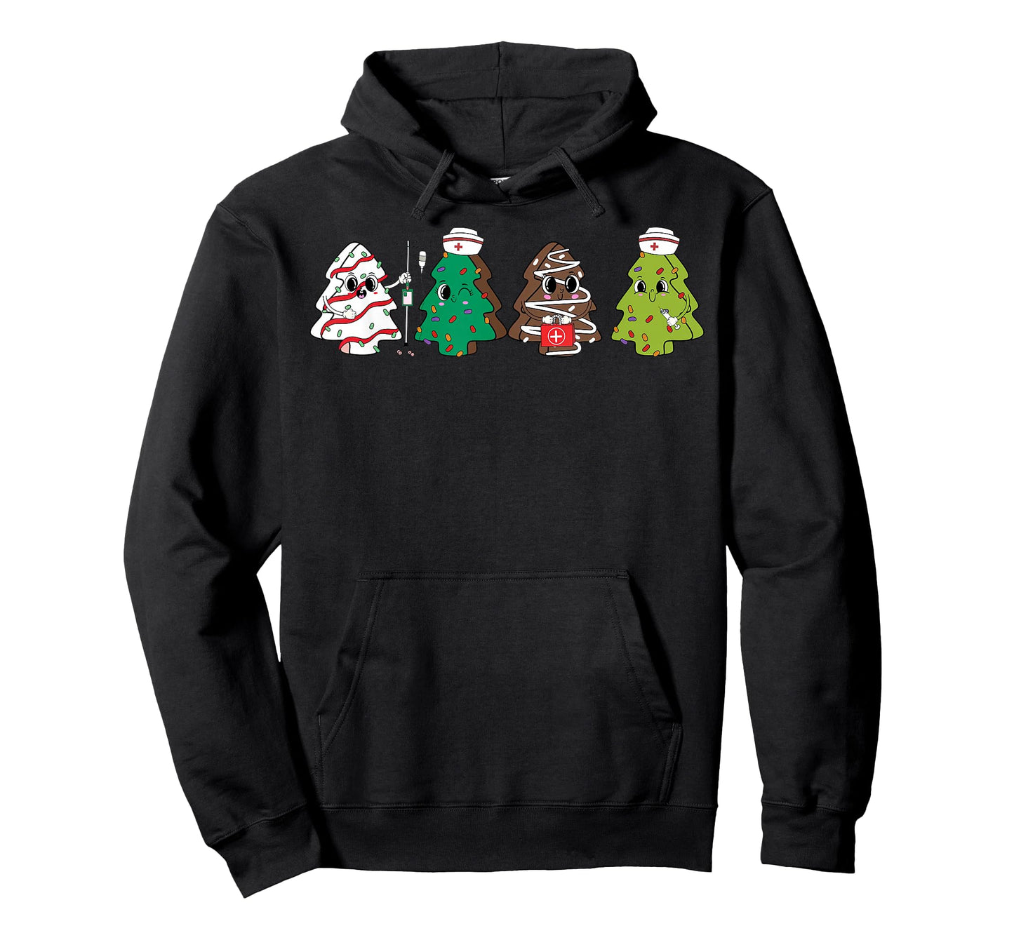 Christmas Nurse Tree Cake Nursing School Registered Nurse RN T-Shirt