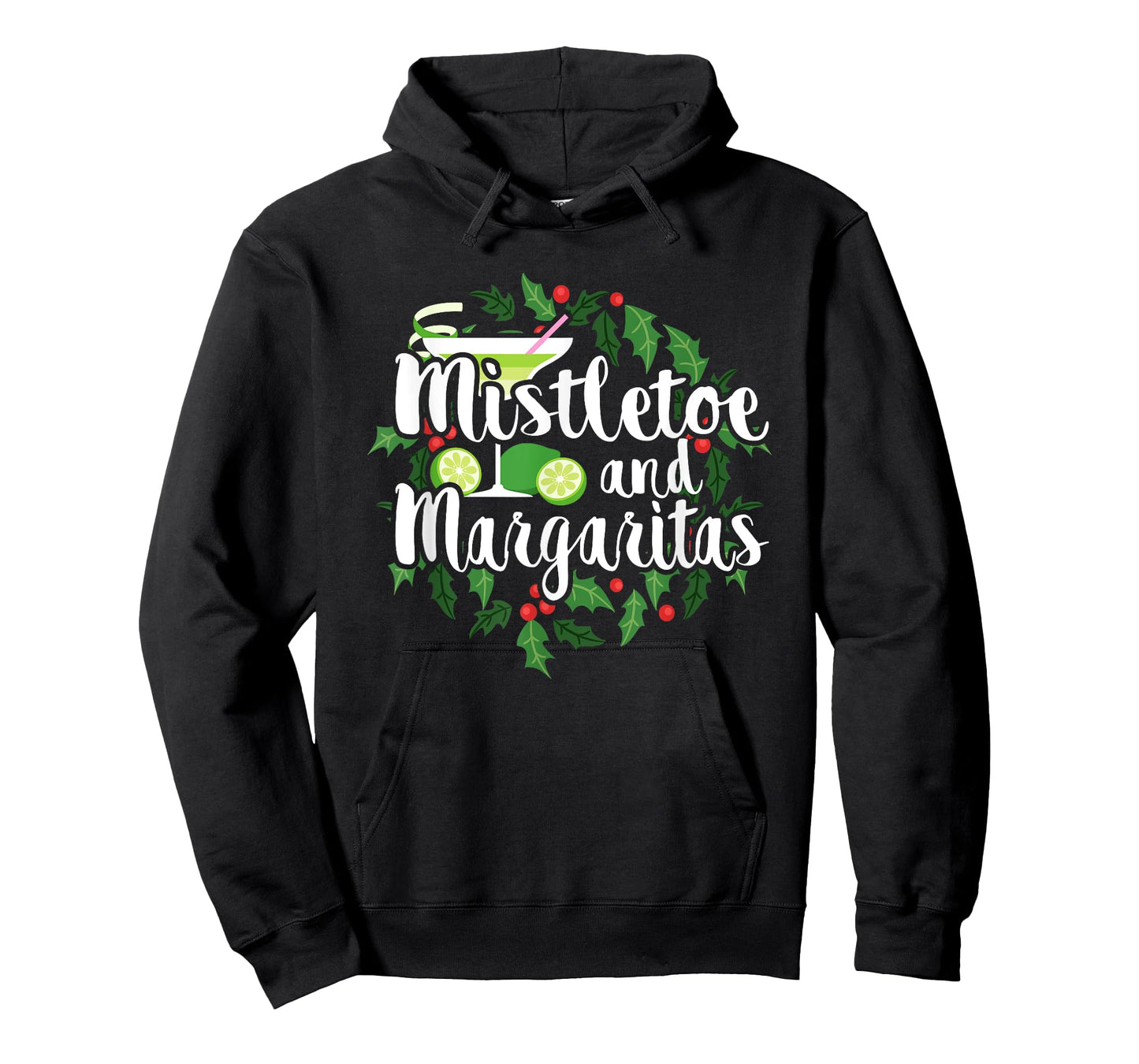 Christmas Shirts Mistletoe and Margaritas Tees Alcohol Gifts T-Shirt