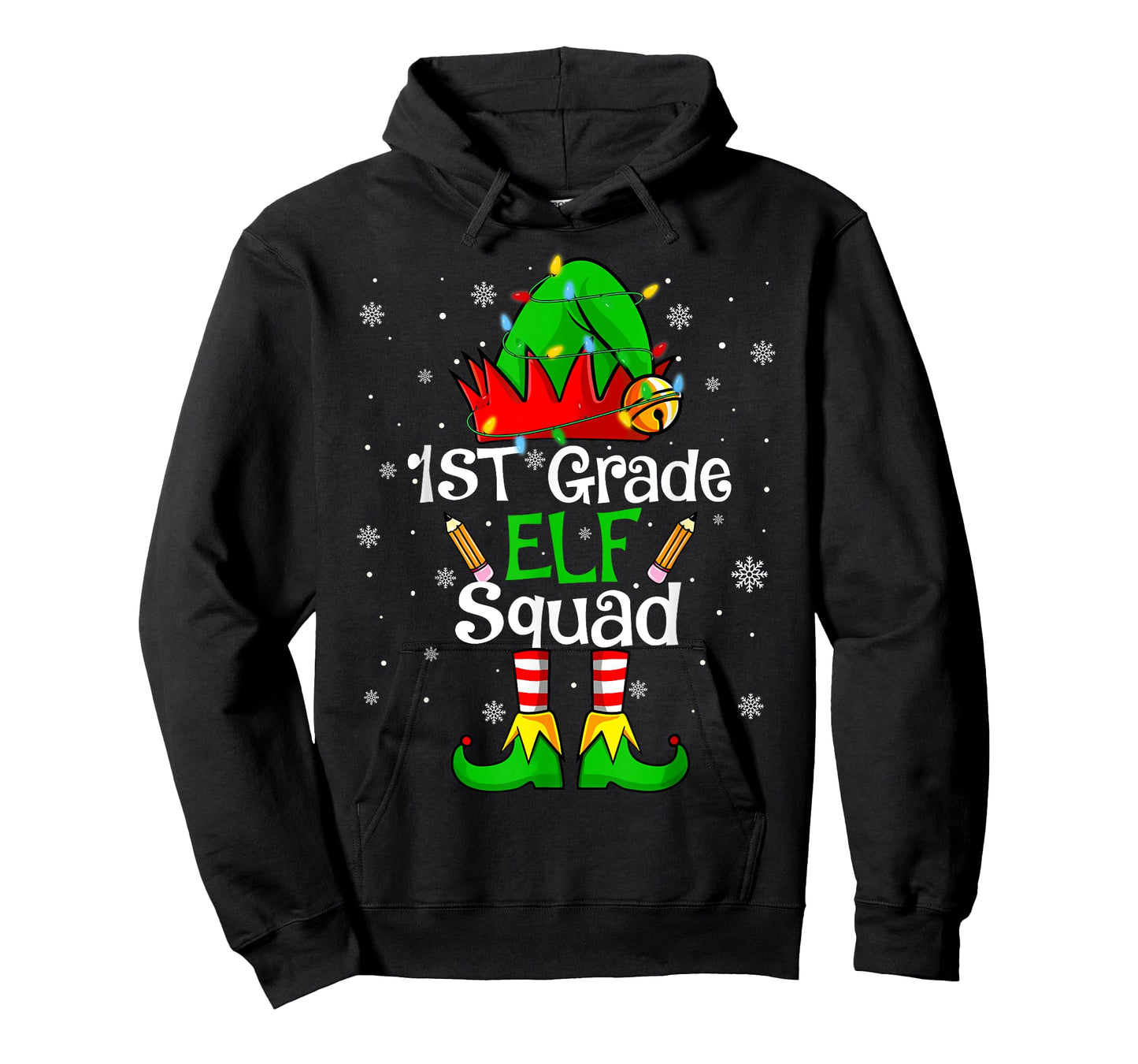 Christmas 1st Grade Elf Squad First Grade Teacher Student T-Shirt