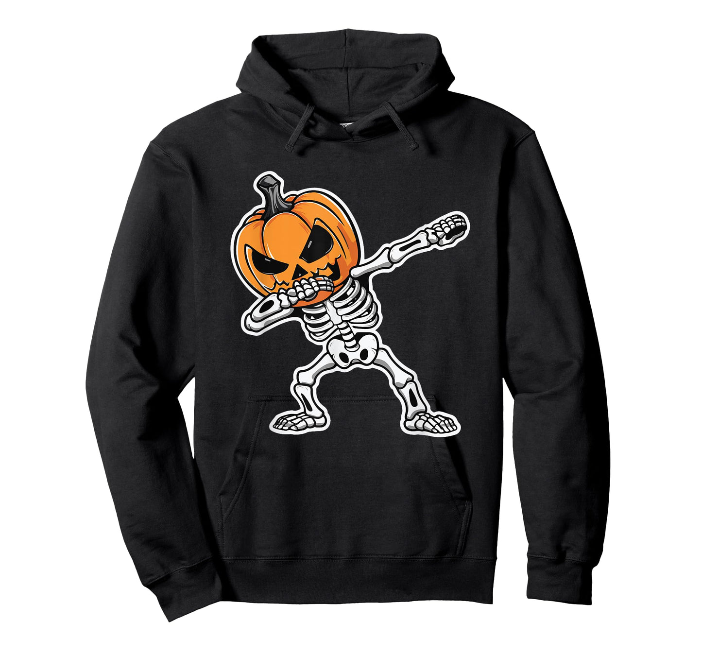 Dabbing Skeleton Jack O Lantern Pumpkin Halloween T-Shirt