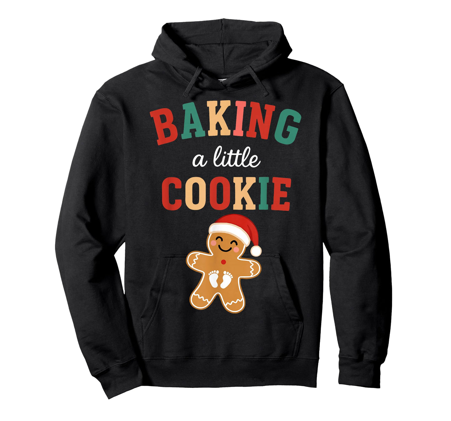 Baking A Little Cookie Christmas Pregnancy Announcement T-Shirt