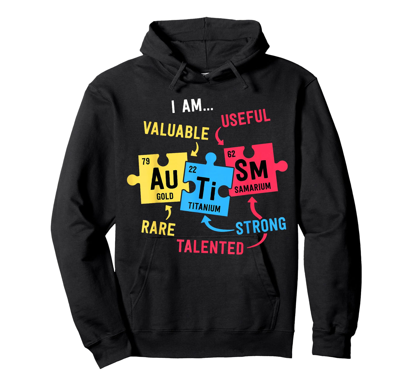 Autism Awareness Shirts Men Boys Periodic Table Elements T-Shirt