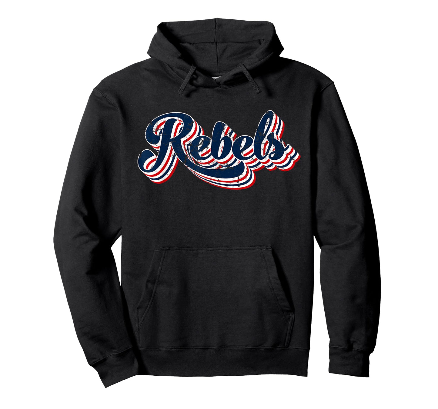 Rebels Patriotic USA America Proud 4th of July Retro Graphic T-Shirt