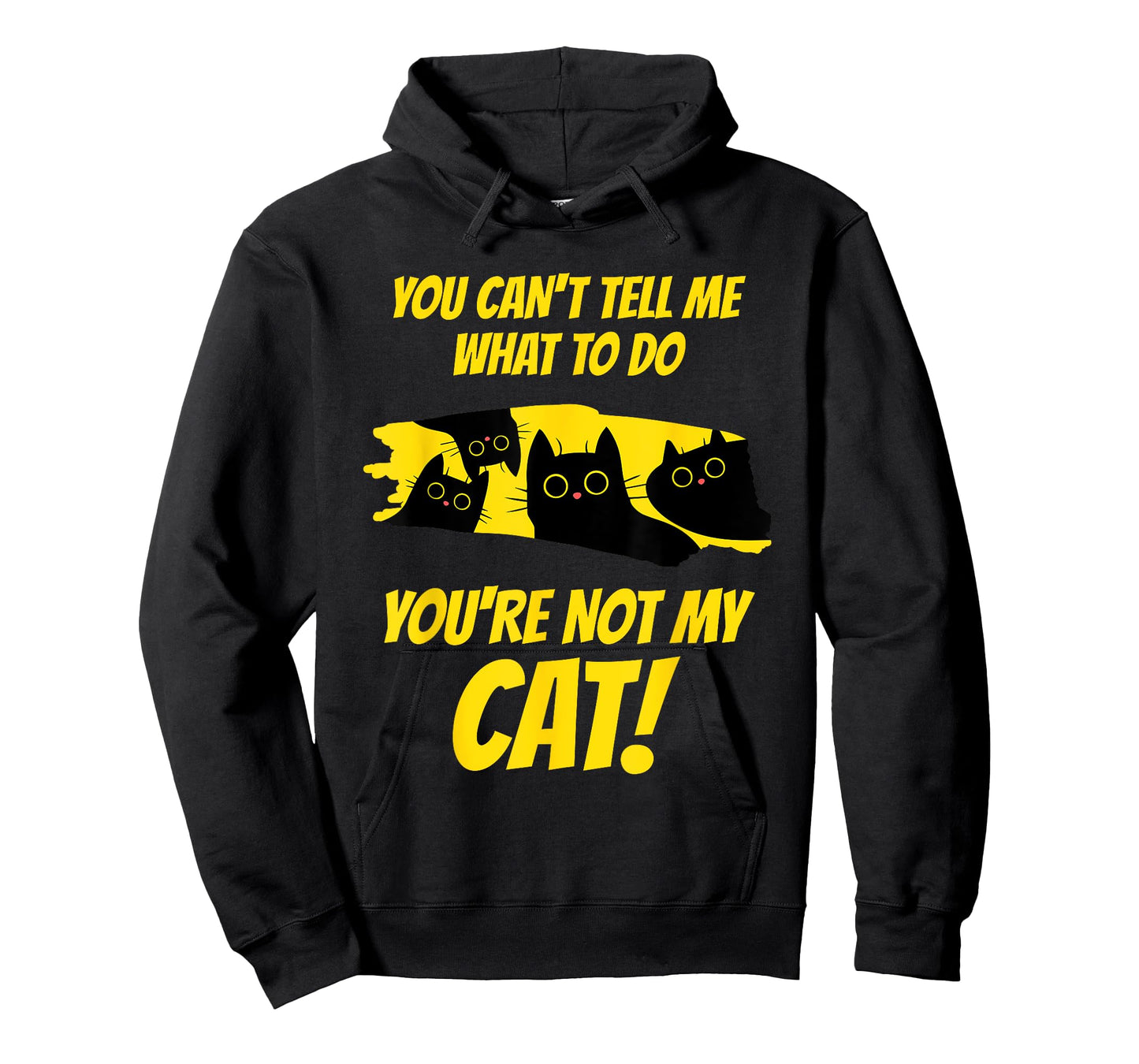 Funny Cat Owner You're Not My Cat Slogan T-Shirt