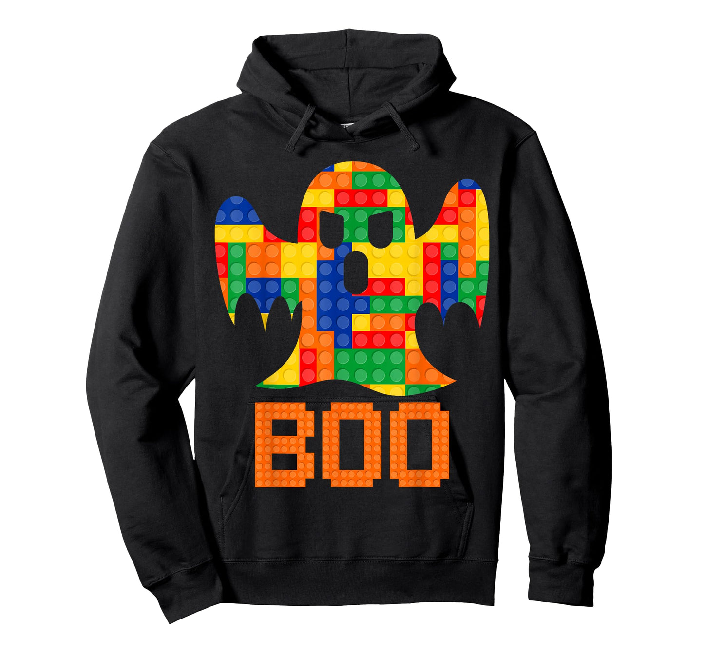 Boo Ghost Master Builder Building Blocks Bricks Halloween T-Shirt