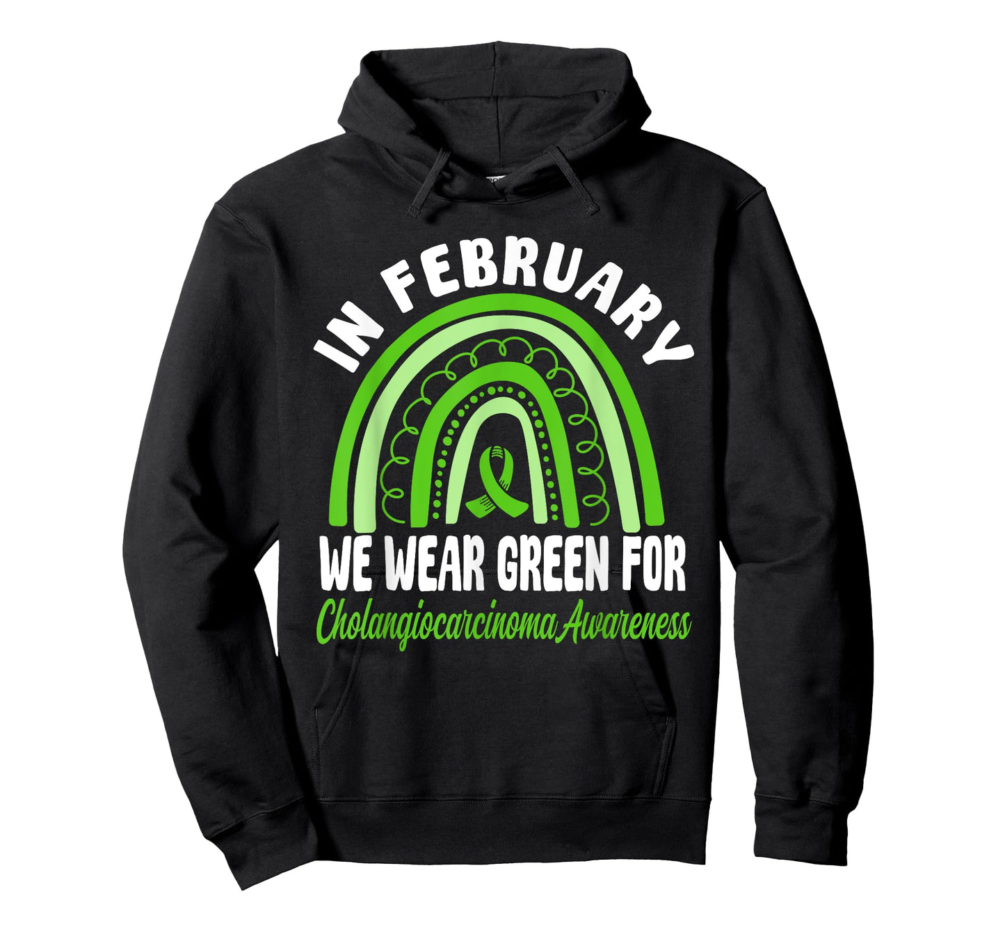 Cholangiocarcinoma Awareness Wear Green Ribbon T-Shirt