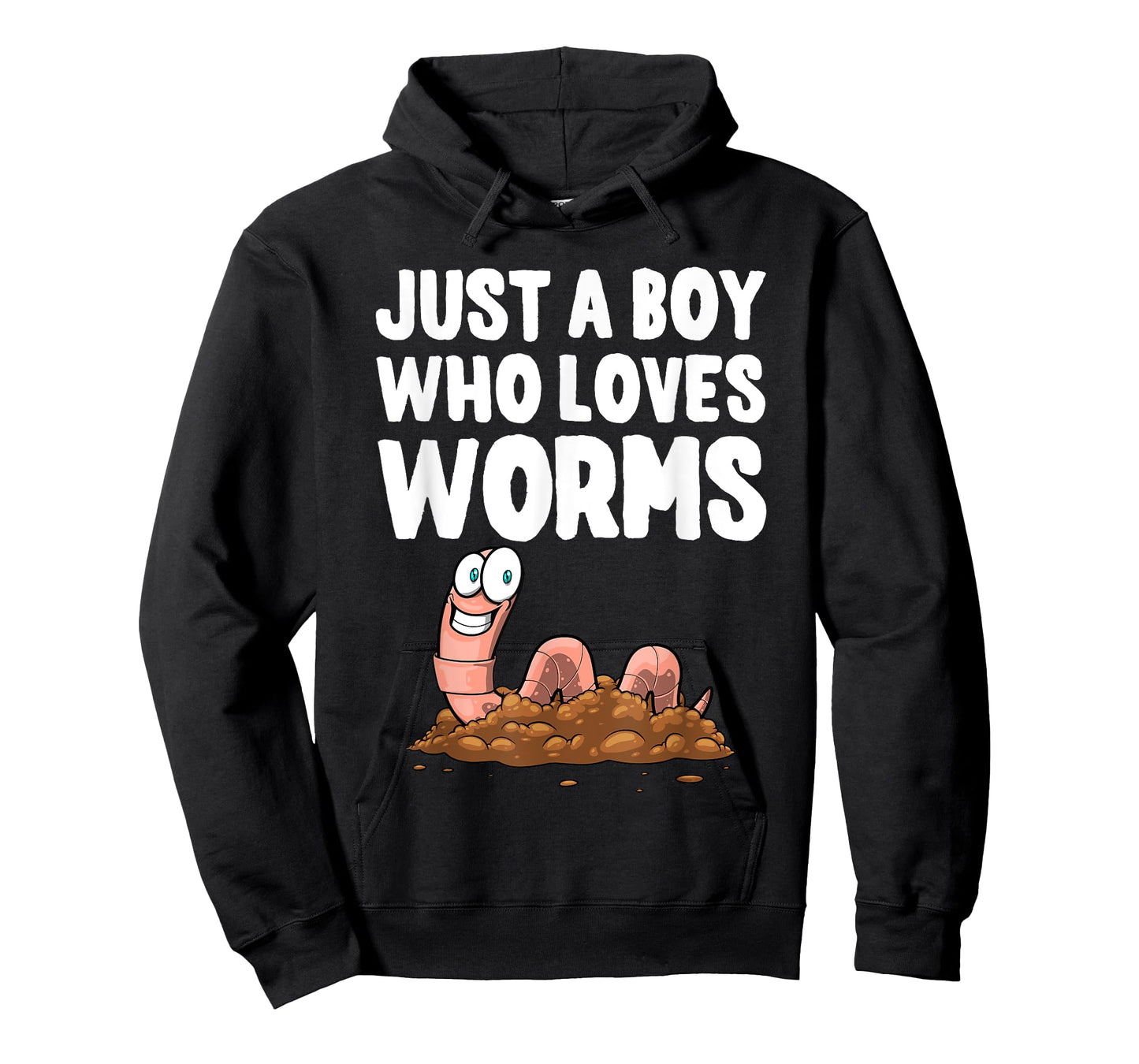 Cool Worm Gifts Love Worms Accessories & Stuff Boys Kids Worm Hunter Worm Farmer Composter T-Shirt
