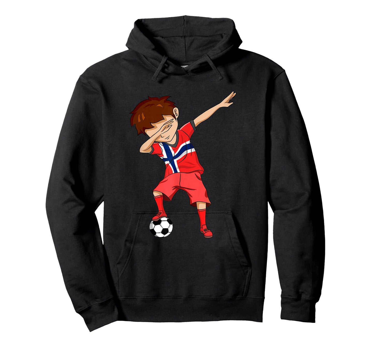 Dabbing Soccer Boy Norway Shirt Norwegian