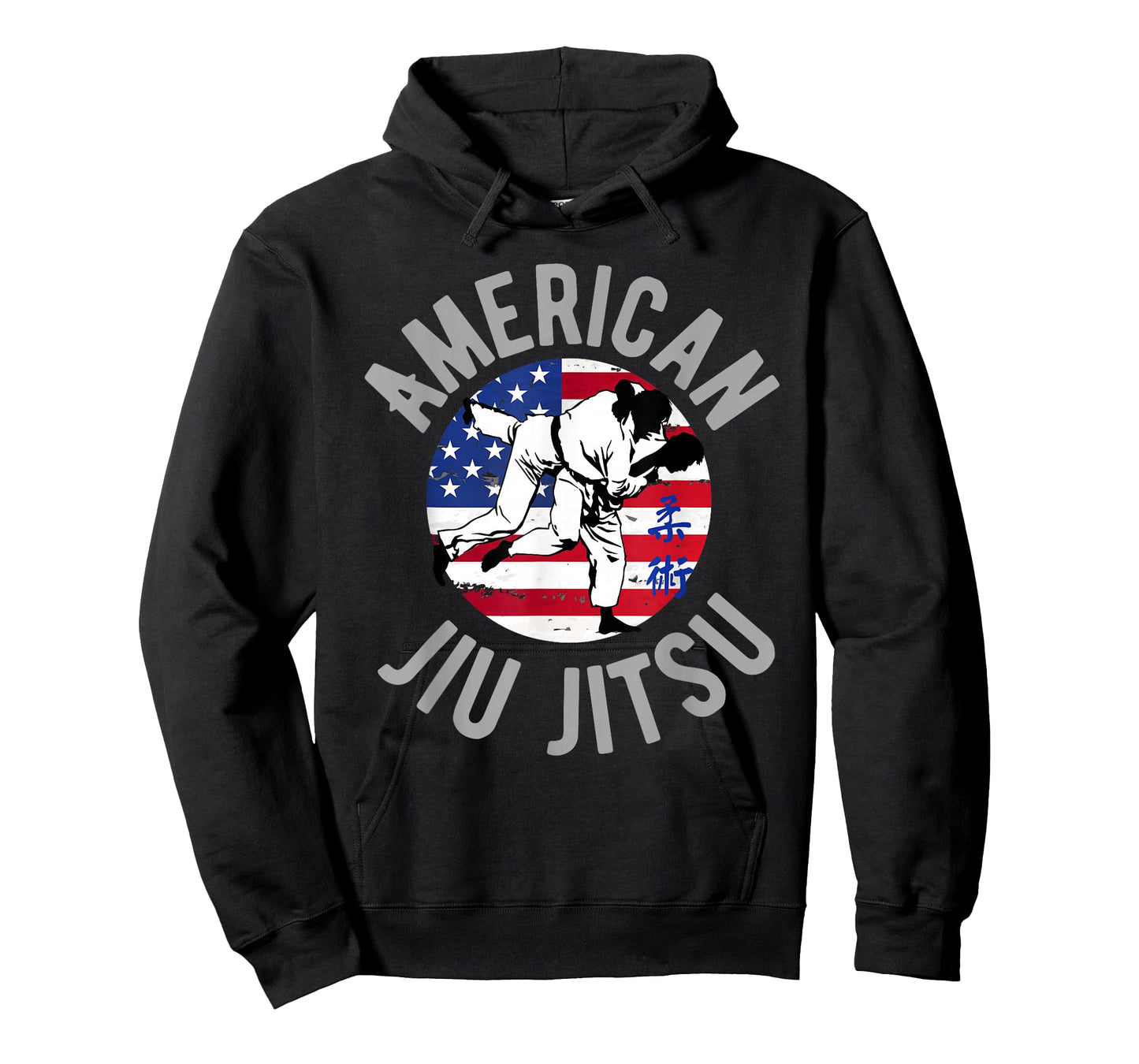 American Jiu Jitsu American Flag BJJ Jiujitsu Sports T-Shirt Women Kids Men T-Shirt