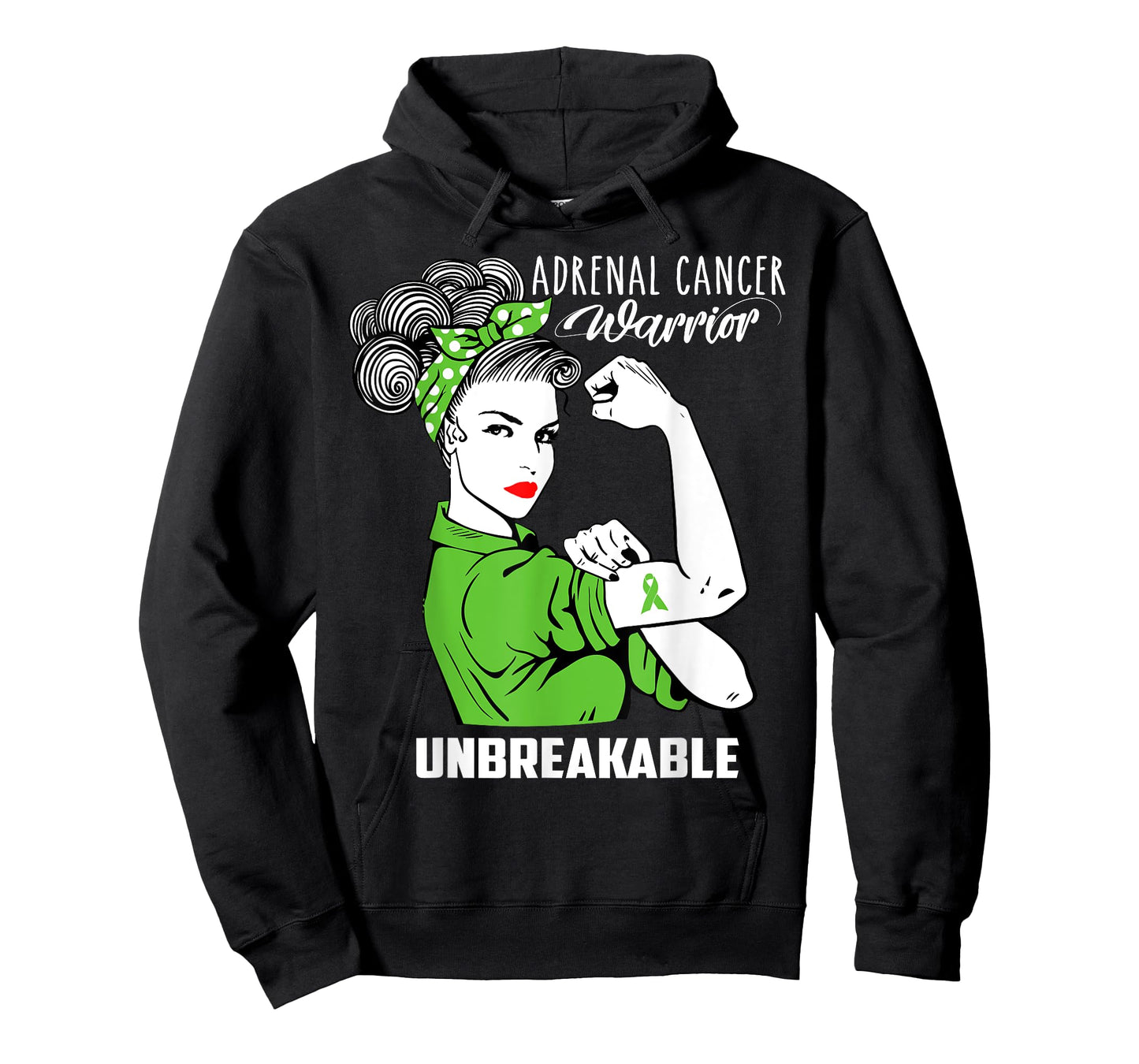 Adrenal Cancer Warrior Unbreakable Shirt Awareness Gift T-Shirt