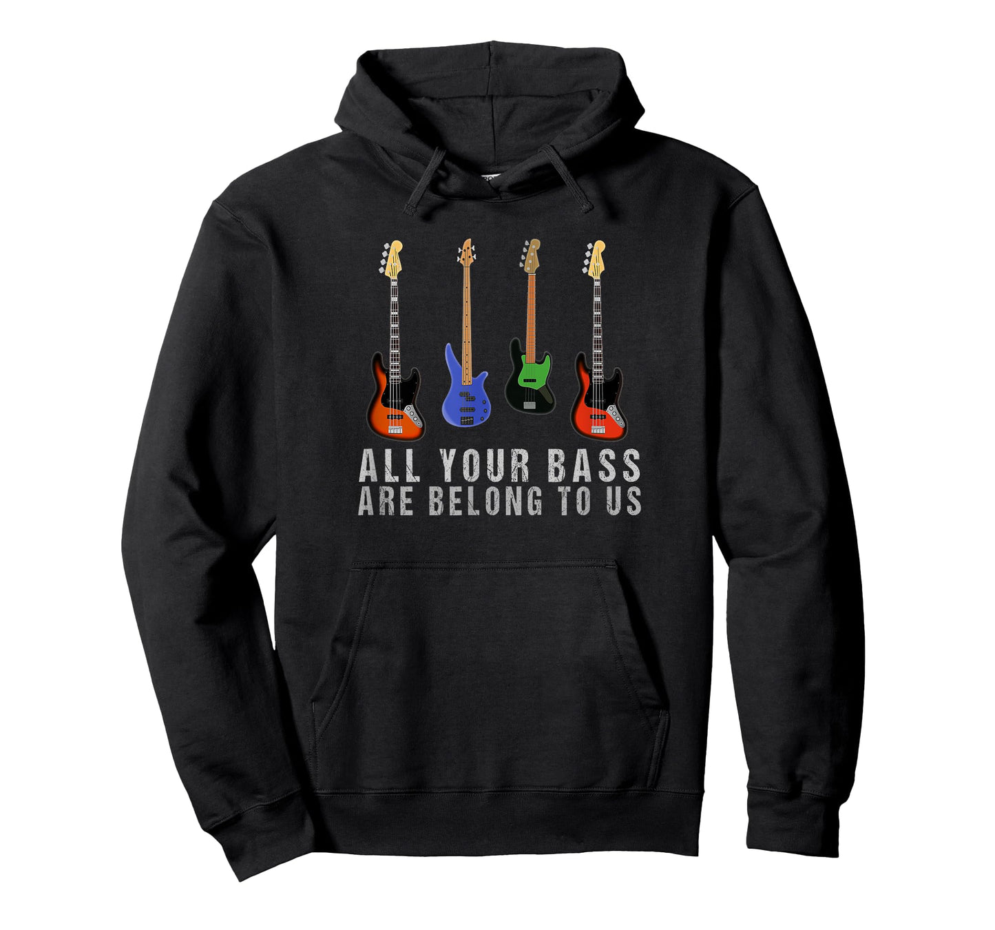 All Your Bass Are Belong To Us Musician Gamer T-Shirt T-Shirt