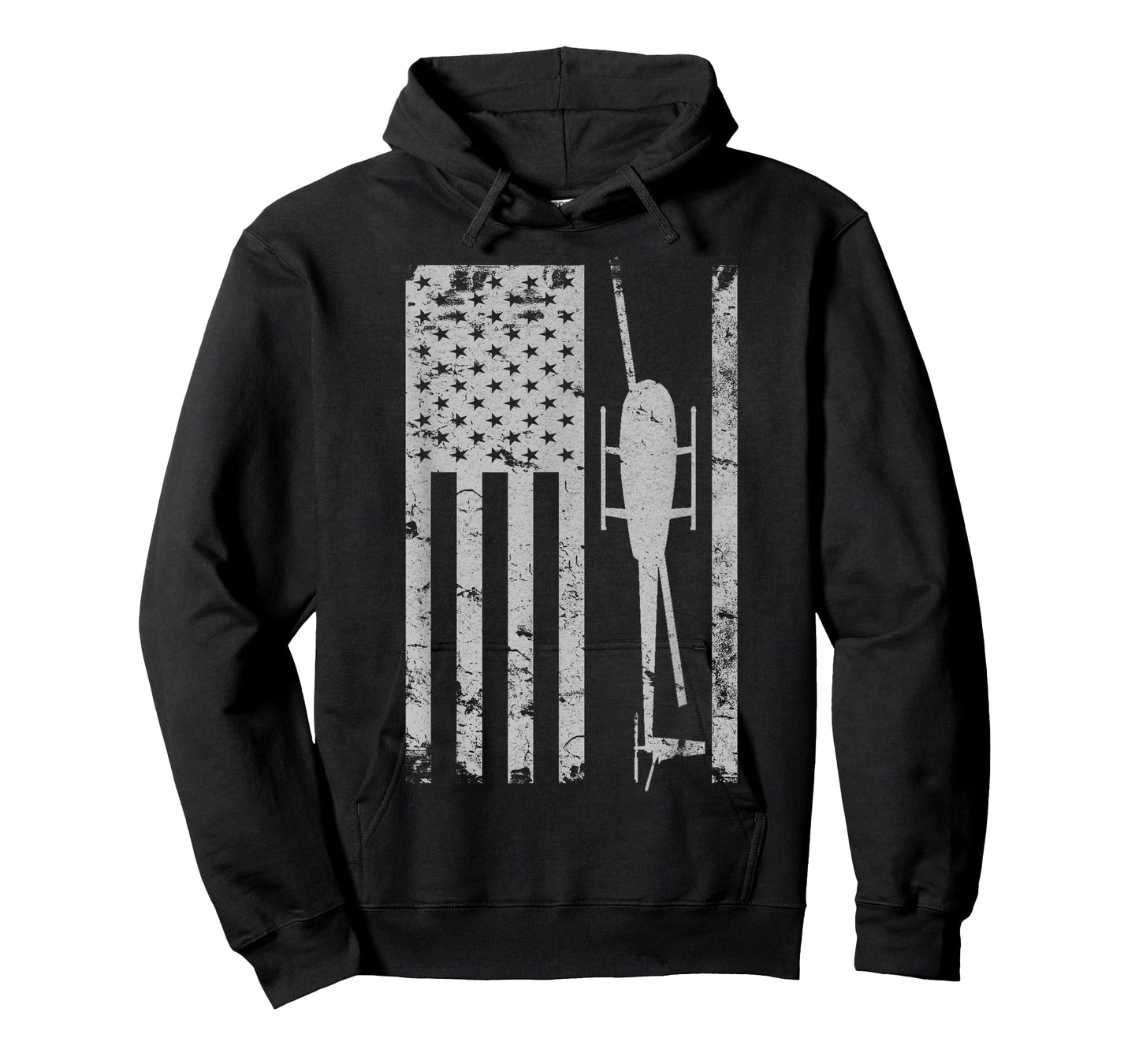 R22 Helicopter Flight Training Vintage Flag Pilot T-Shirt T-Shirt