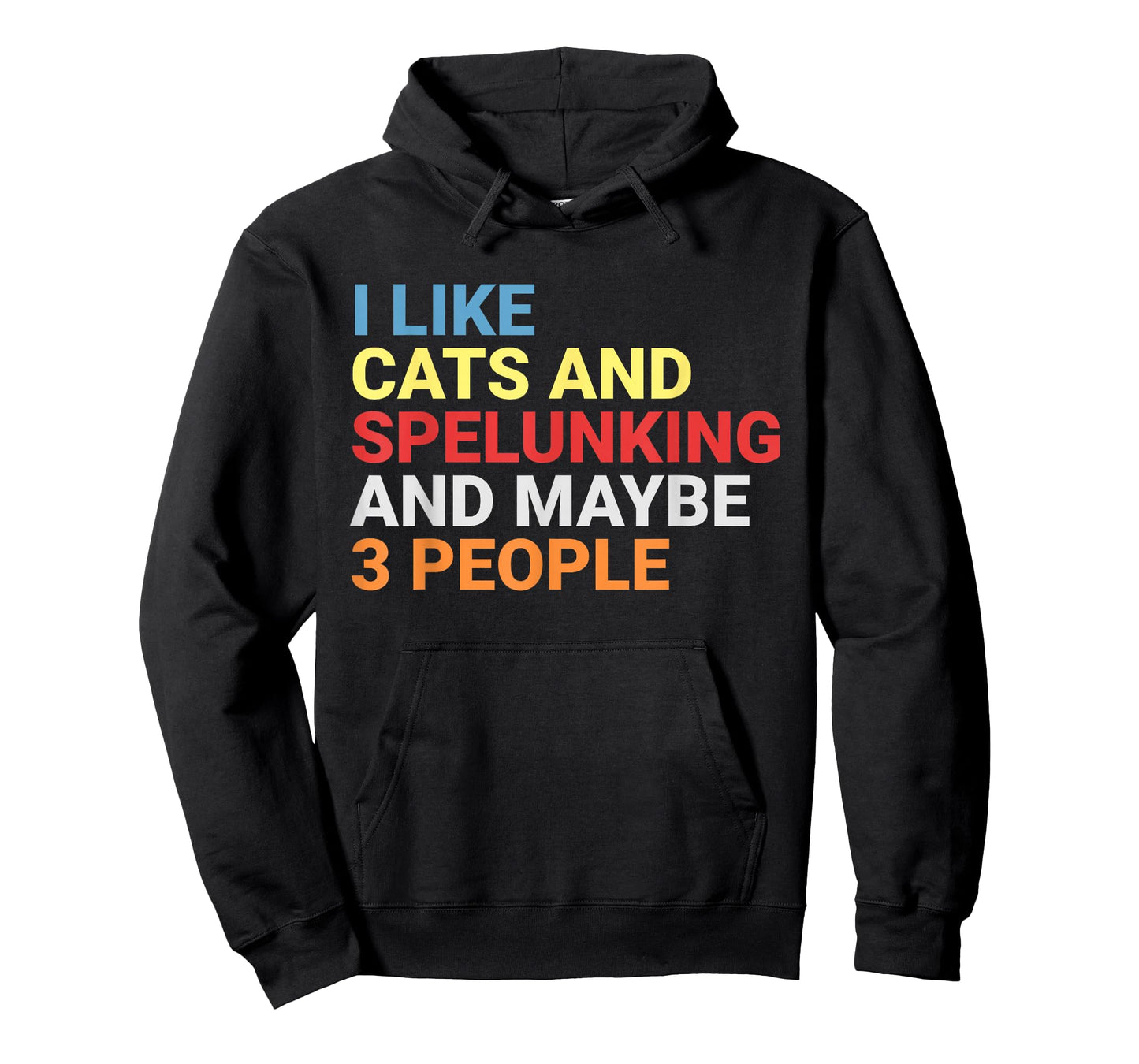 Retro I Like Cats and Spelunking Lover Spelunker Funny Cat T-Shirt