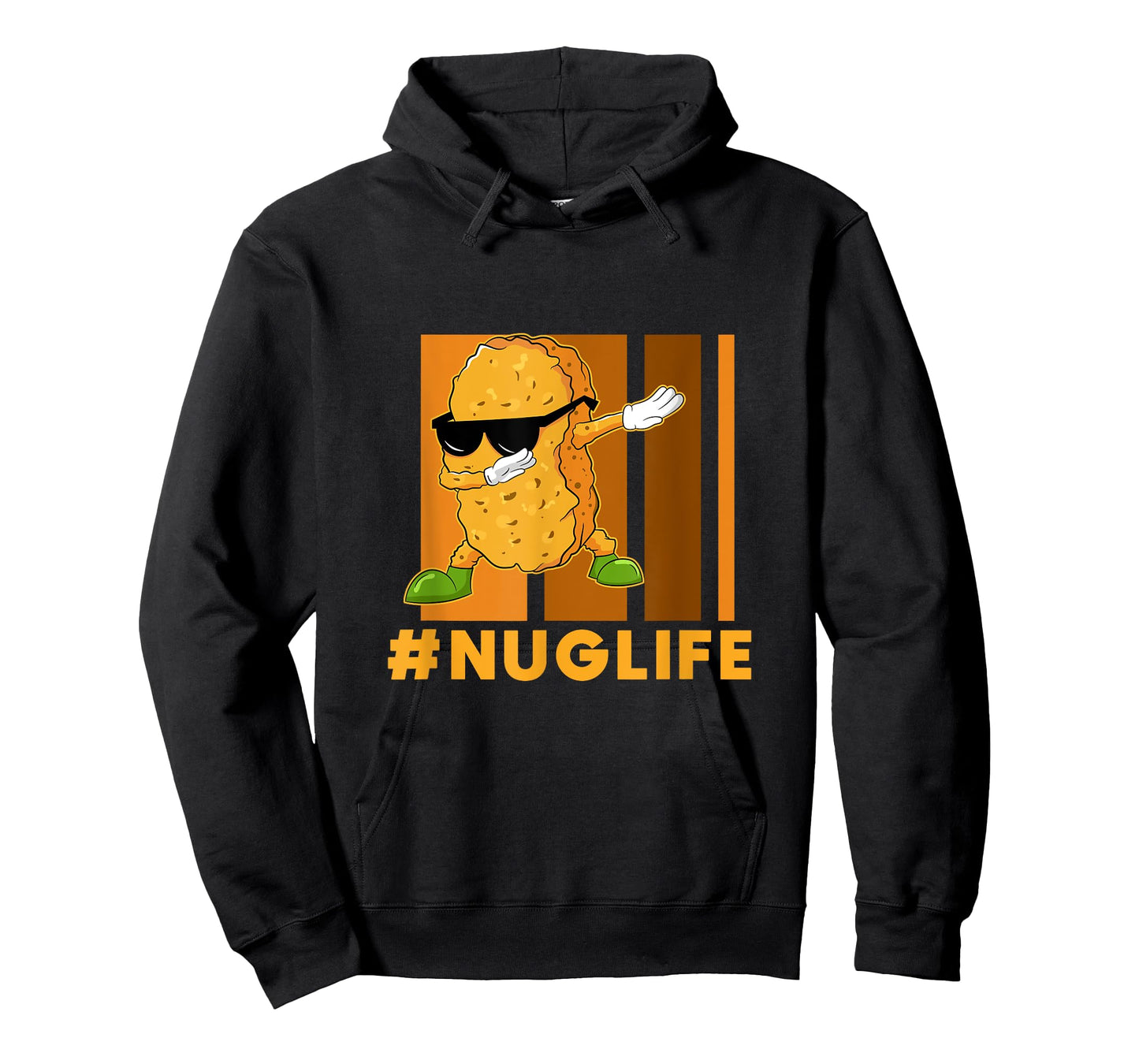 Dinosaur Nugget Gift Ideas Chicken Nugget Lover Dabbing Chicken Nugget Nuggie Lover Hashtag Nug Life T-Shirt