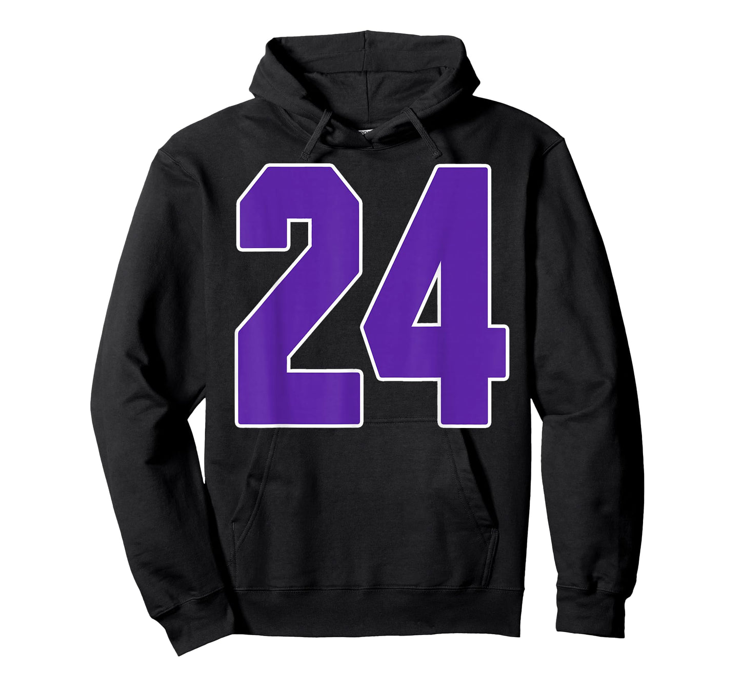 Purple Number 24 Jersey Big #24 Uniform Favorite Player T-Shirt
