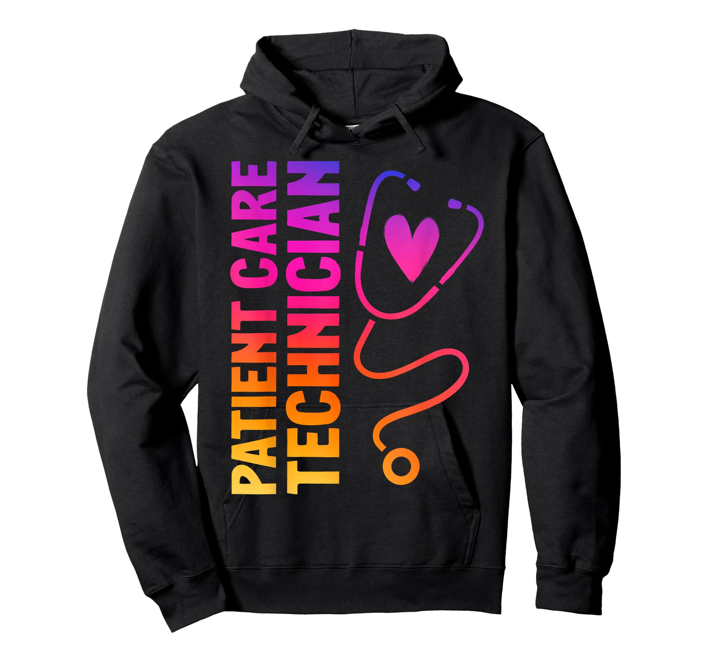 Cute Patient Care Technician Heart Stethoscope T-Shirt