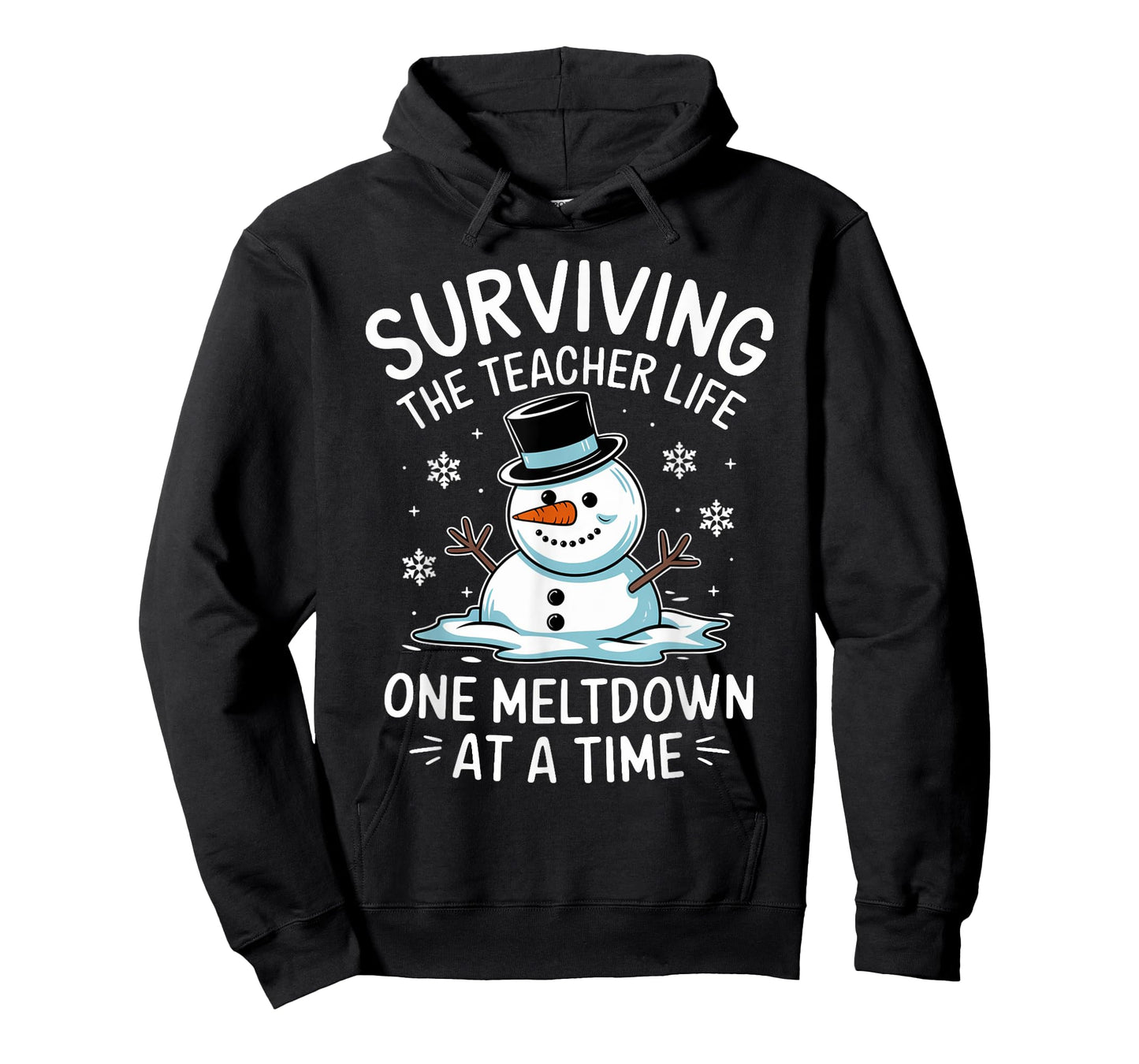 Christmas Surviving Teacher Life Meltdown Xmas Women Men T-Shirt