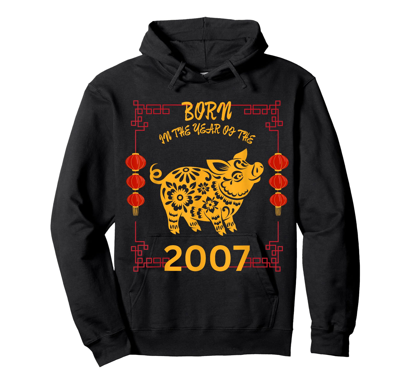Born in the Year of the Pig 2007 Chinese New Year Zodiac T-Shirt