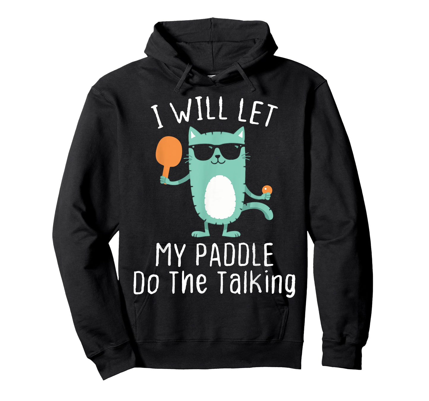 Cat Ping Pong Player - Paddle Game Sports Tournament Lover T-Shirt
