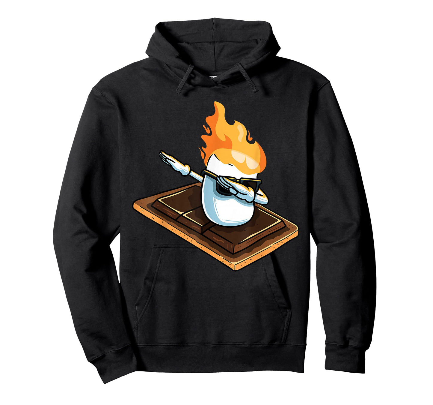 Dabbing Marshmallow Funny Smores Camping Dab Camper Gifts T-Shirt