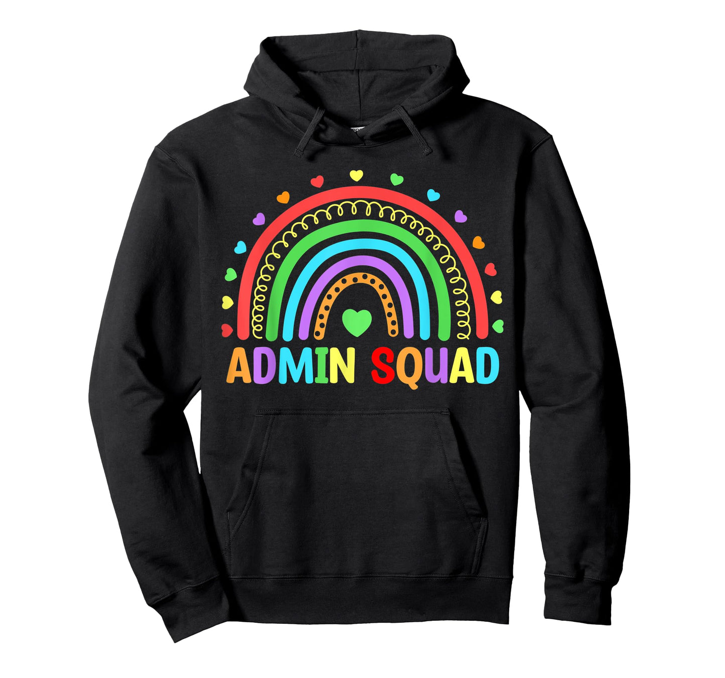 Admin Squad School Rainbow Assistant Principal Administrator T-Shirt