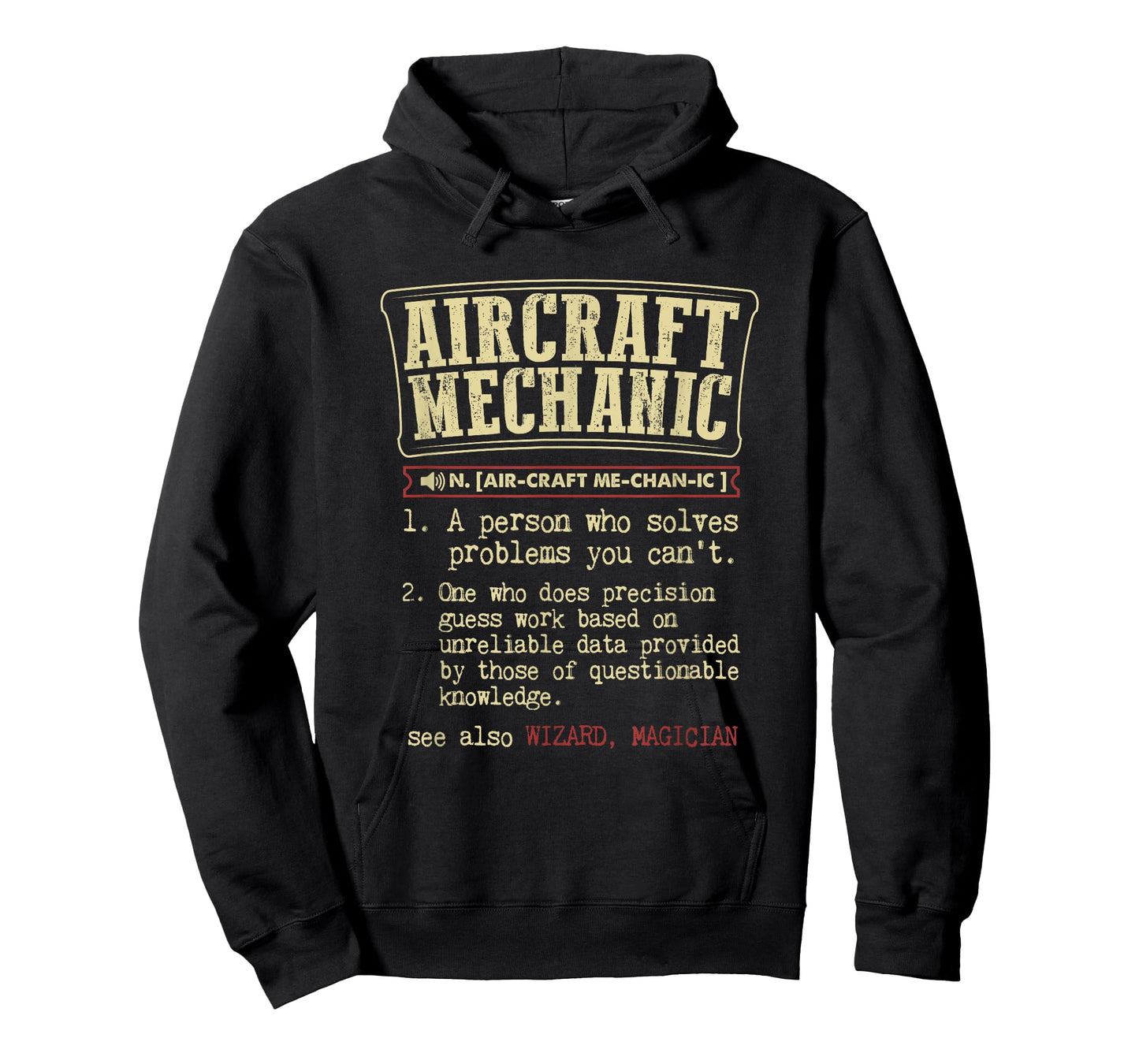 Aircraft Mechanic Funny Definition T-Shirt