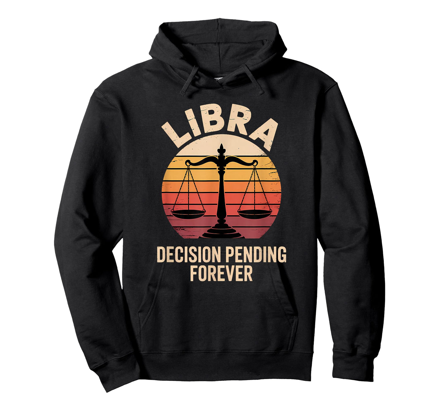 Vintage Libra Horoscope Clothing - Decision Pending Forever T-Shirt