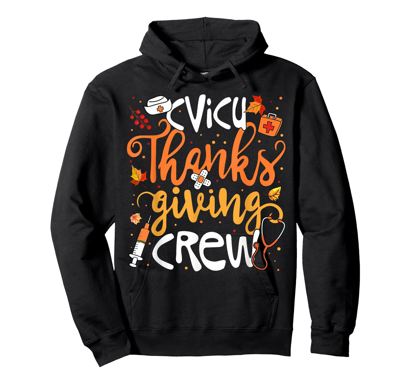 CVICU Thanksgiving Nurse Crew Girl Women T-Shirt