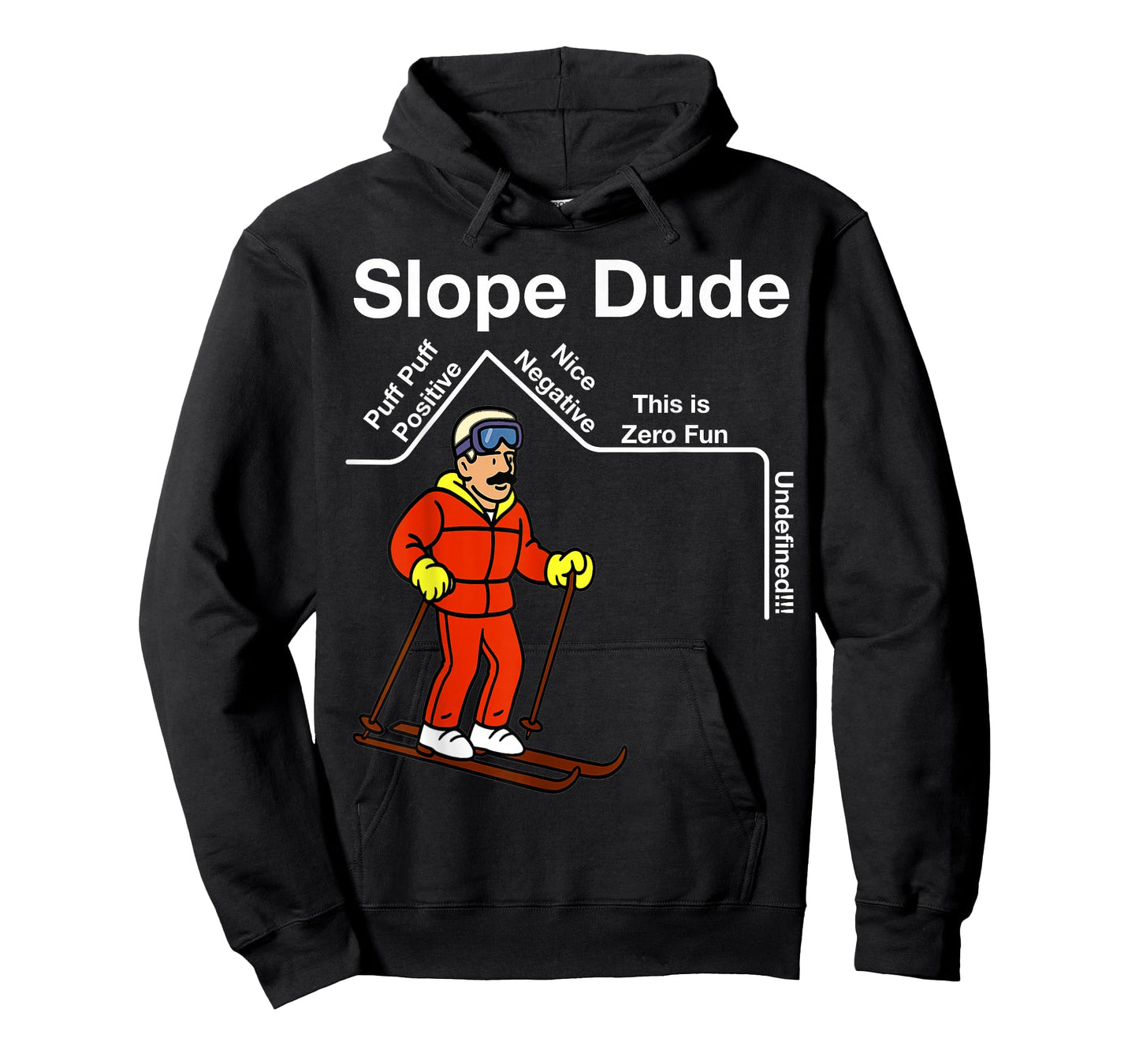 Funny Slope Dude Algebra Geometry Middle School Math Teacher T-Shirt