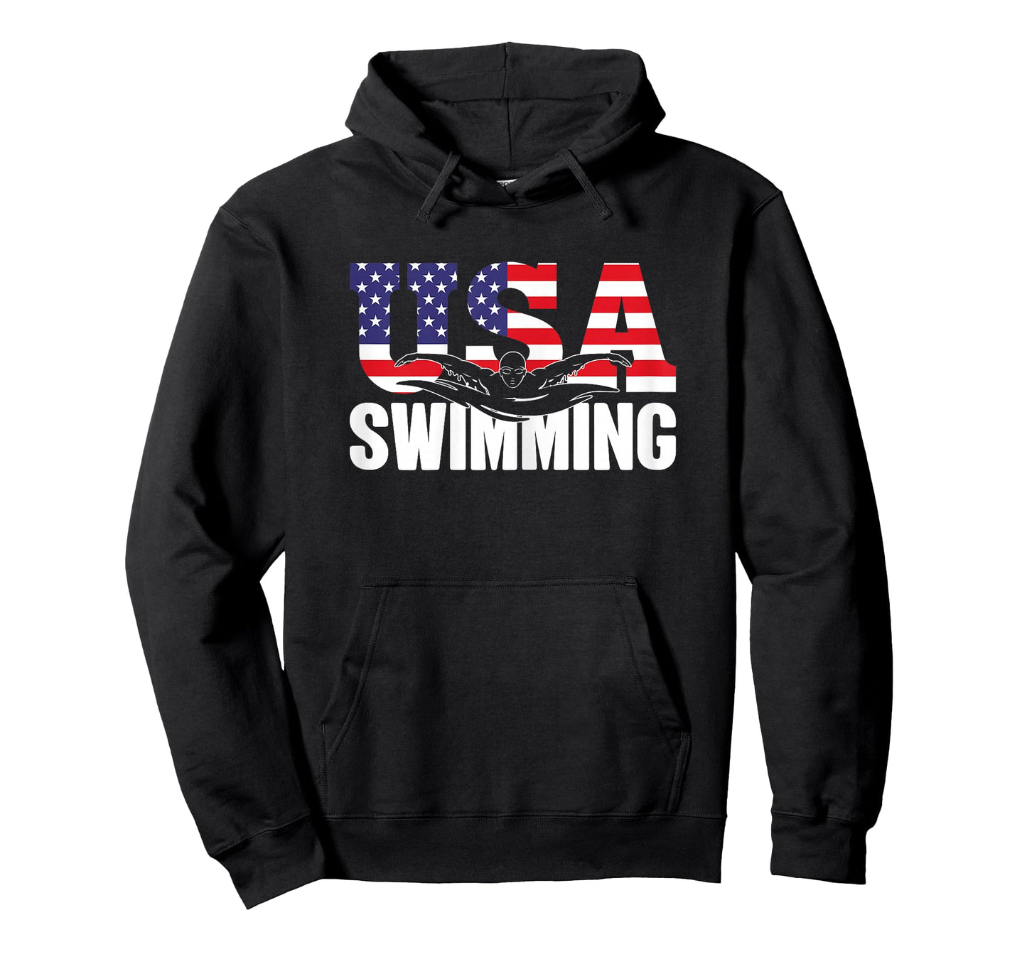 Swimming - US American Flag - Water, Swimmer & Swim T-Shirt