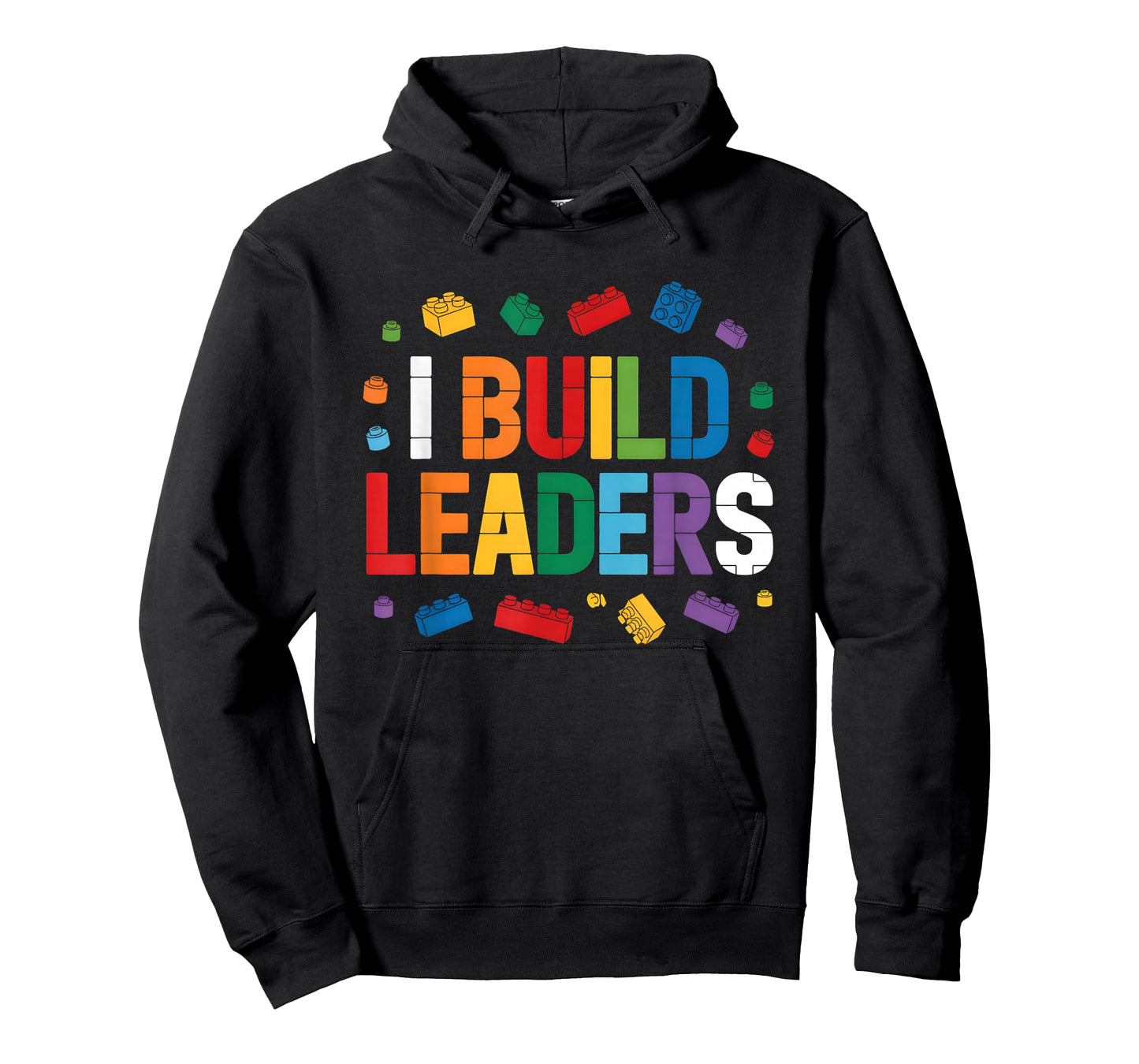 I Build Leaders Bricks Building Blocks Teacher Brick Builder T-Shirt