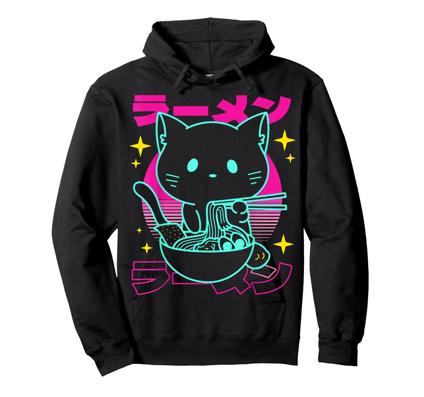 Anime Ramen Cat Retro Japanese Noodles Aesthetic Kawaii cat T-Shirt