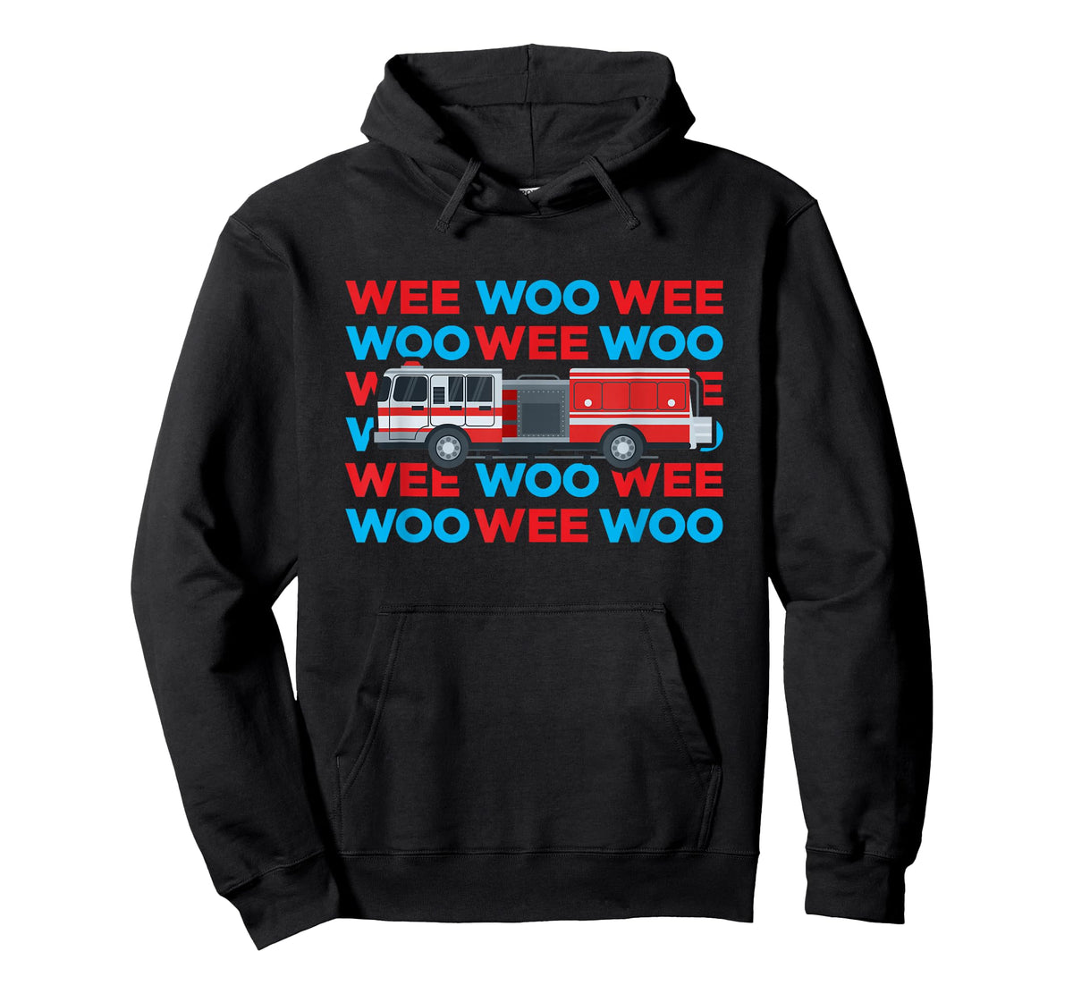 Fire Truck Engine Firefighter for Kids Wee Woo Emergency T-Shirt