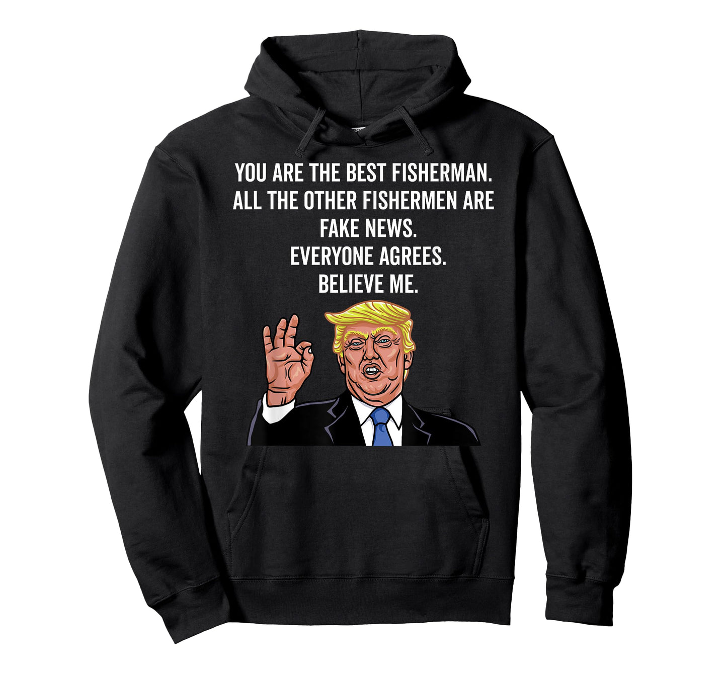 Trump Fisherman Funny Fisher Hook T-Shirt