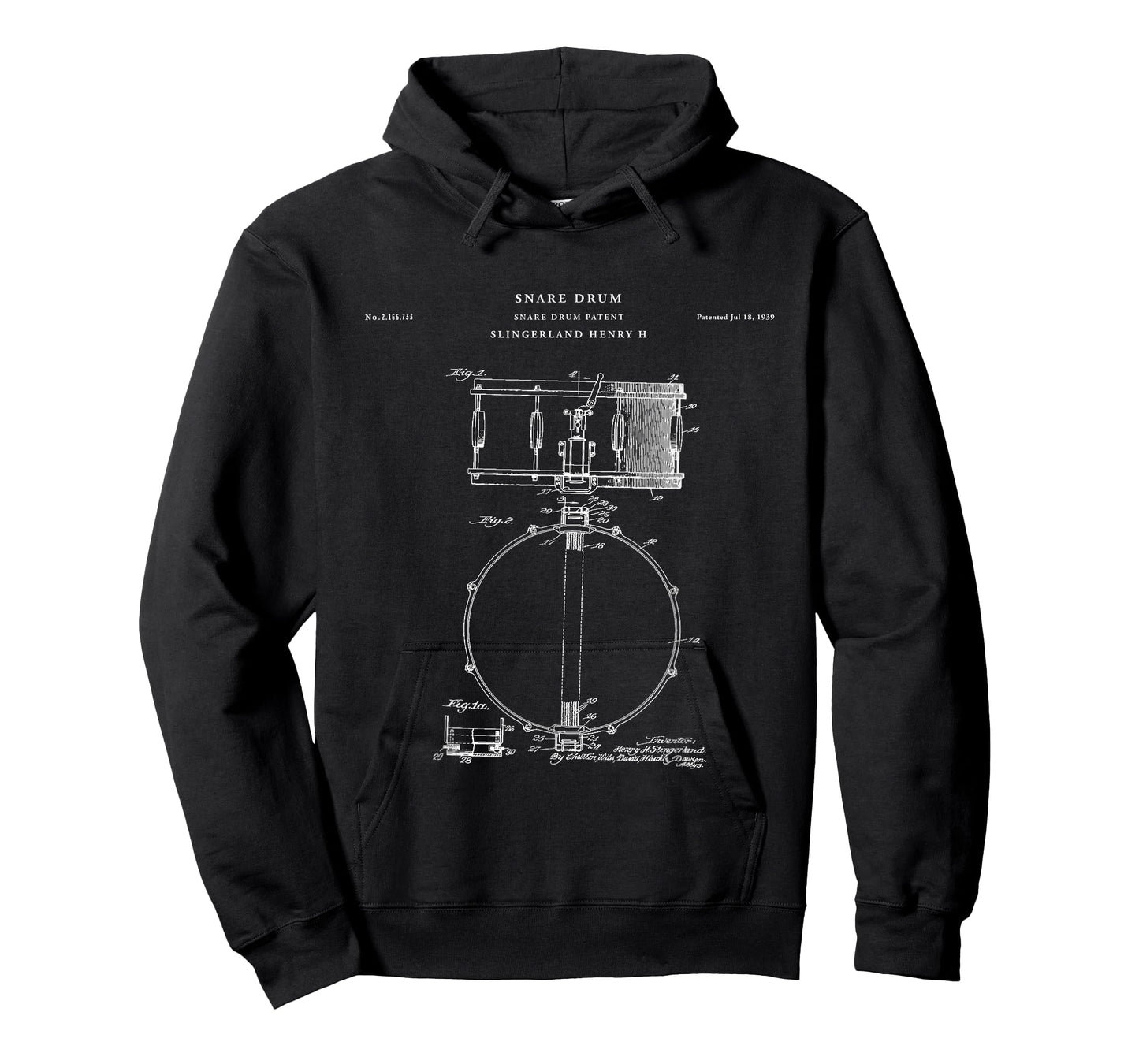 Snare Drum Patent - Drum T-Shirt