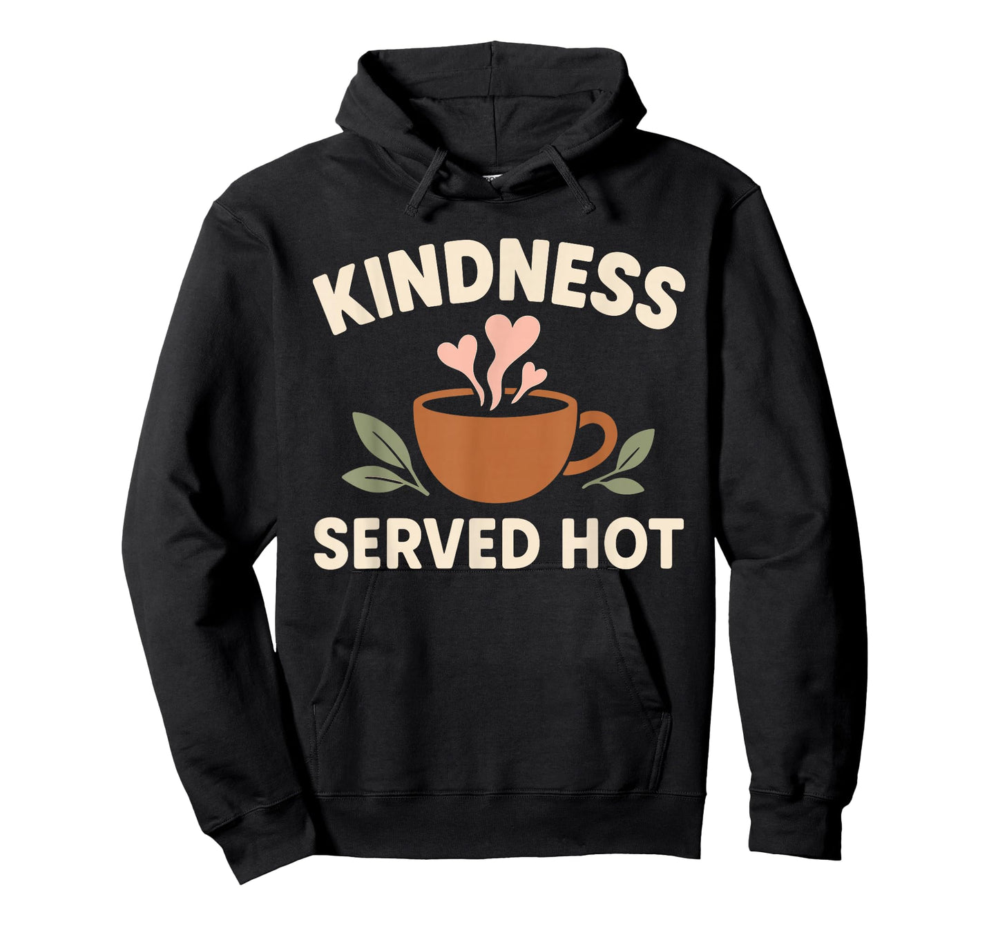 Coffee Lover Kindness Club Positive Message Caffeine Graphic T-Shirt